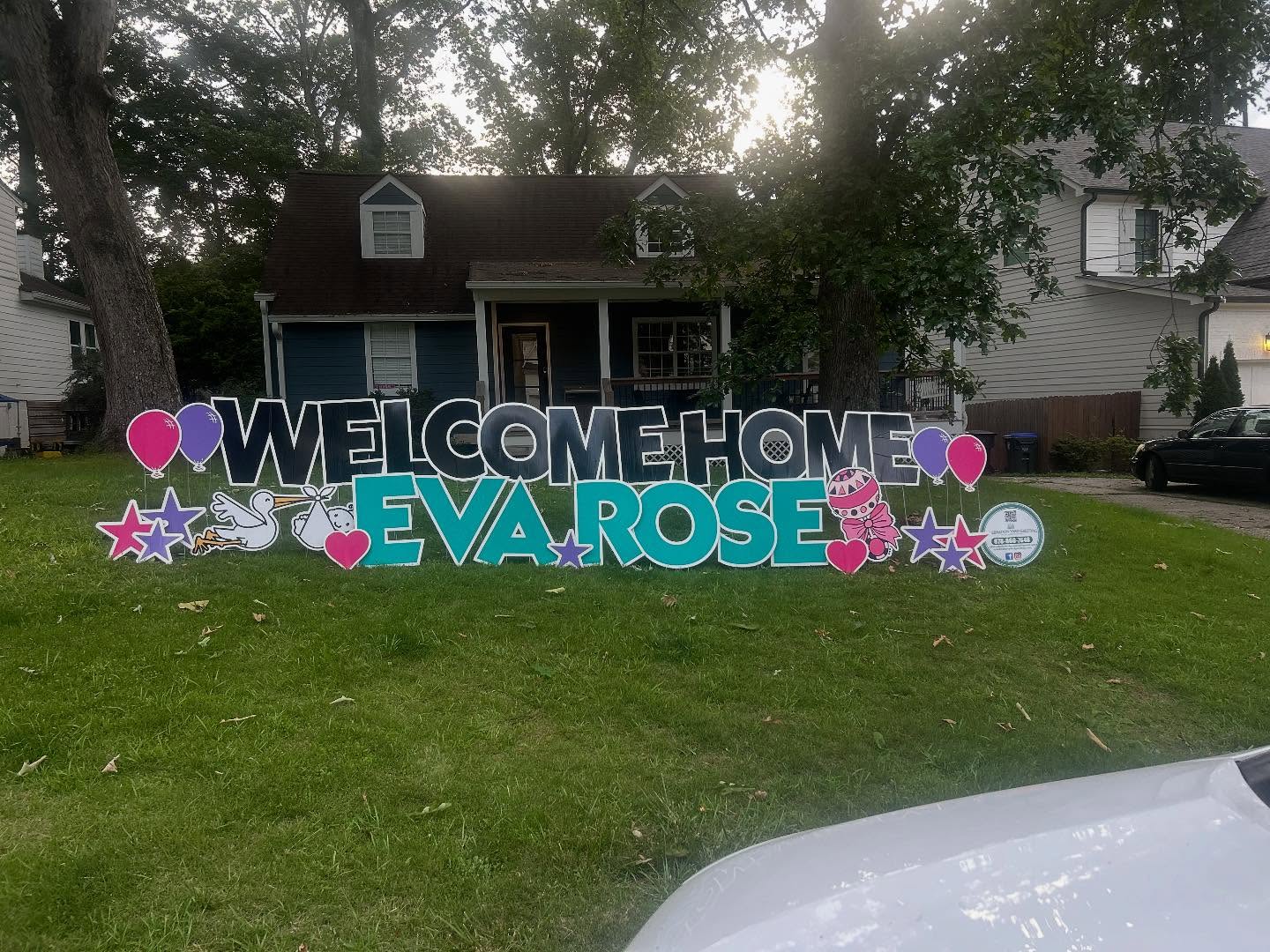 Welcome home, sweet Eva Rose! 🌸👶💖 We loved creating this adorable sign to celebrate the newest little bundle of joy — the perfect way to make her homecoming extra special!
#WelcomeHomeBaby #ItsAGirl #SweetEvaRose #CelebrateBig #CelebrationYardGreeting #georgiayardcards