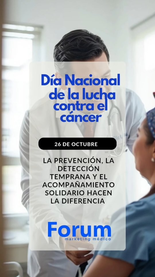 💙 Un día sumamente importante para hacer conciencia sobre la detección y cuidado del #cancer