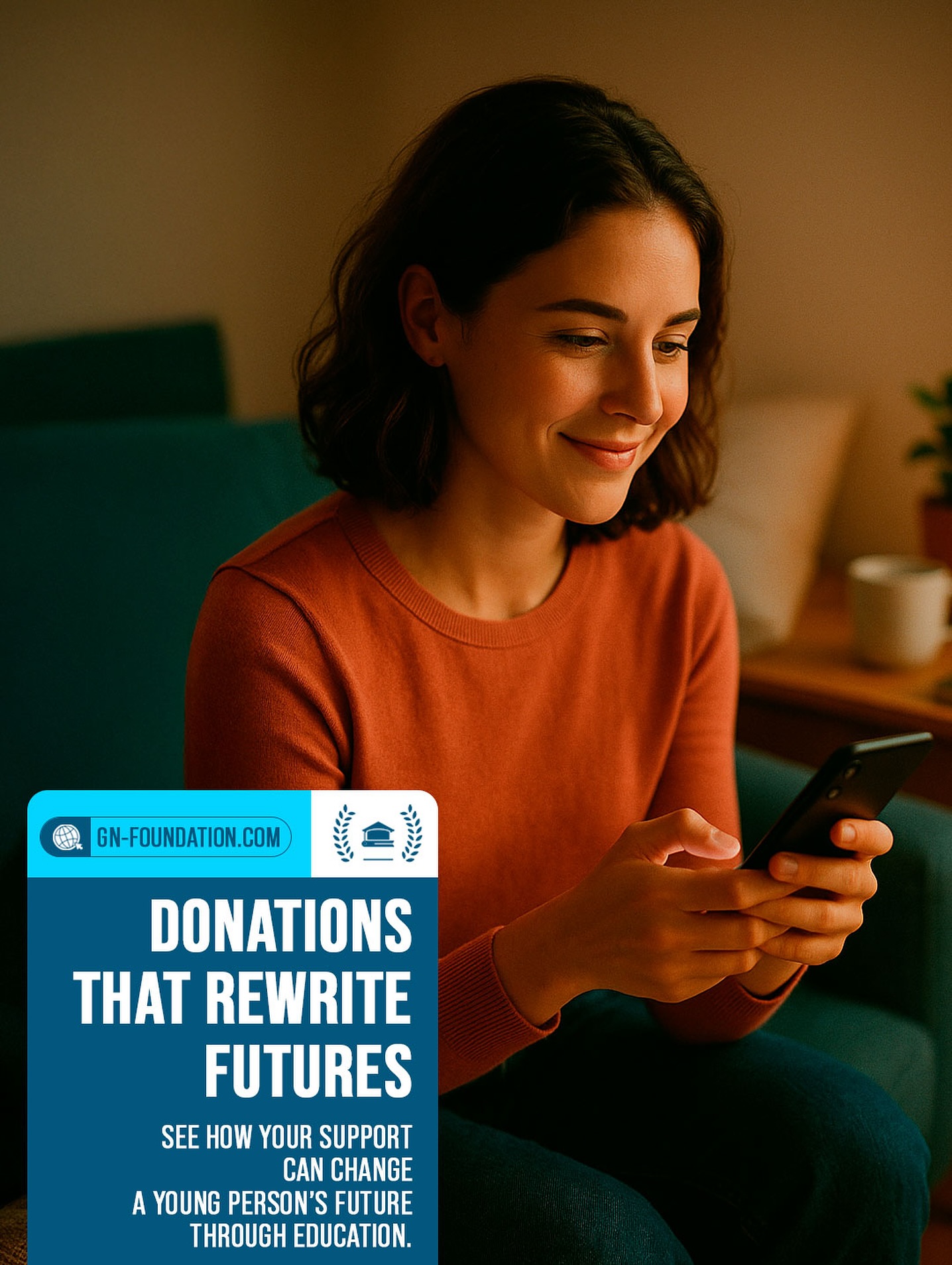 It’s not always easy to write our own story. ✍️
For an underprivileged young person, life decisions arrive sooner and carry more weight. That’s why a good educational foundation and the support of people willing to help make all the difference.
We at the G&N Foundation, along with your donation, step in to guide and direct these young people, helping them rewrite their future. 🤝
Your contribution is the pen that was missing! Join us and donate today.
Visit our website, learn about our history, our projects and beneficiaries, and find out how you can donate. 💻
https://www.gn-foundation.com/
#GNFoundation #Donation #ChangeLives #Education #SupportACause
———————————-
Nem sempre é fácil escrevermos a nossa própria história. ✍️
Para um jovem desfavorecido, as decisões de vida chegam mais cedo e com mais peso. É por isso que uma boa base educacional e o apoio de pessoas dispostas a ajudar fazem toda a diferença.
Nós da G&N Foundation, junto com a sua doação, entramos em campo para guiar e direcionar esses jovens, ajudando-os a reescrever o seu futuro. 🤝
Sua contribuição é a caneta que faltava! Junte-se a nós e doe hoje.
Entre no nosso site, conheça nossa história, nossos projetos e beneficiados, além de saber como você pode doar. 💻
https://www.gn-foundation.com/
#GNFoundation #Doação #MudarVidas #Educação #ApoieUmaCausa