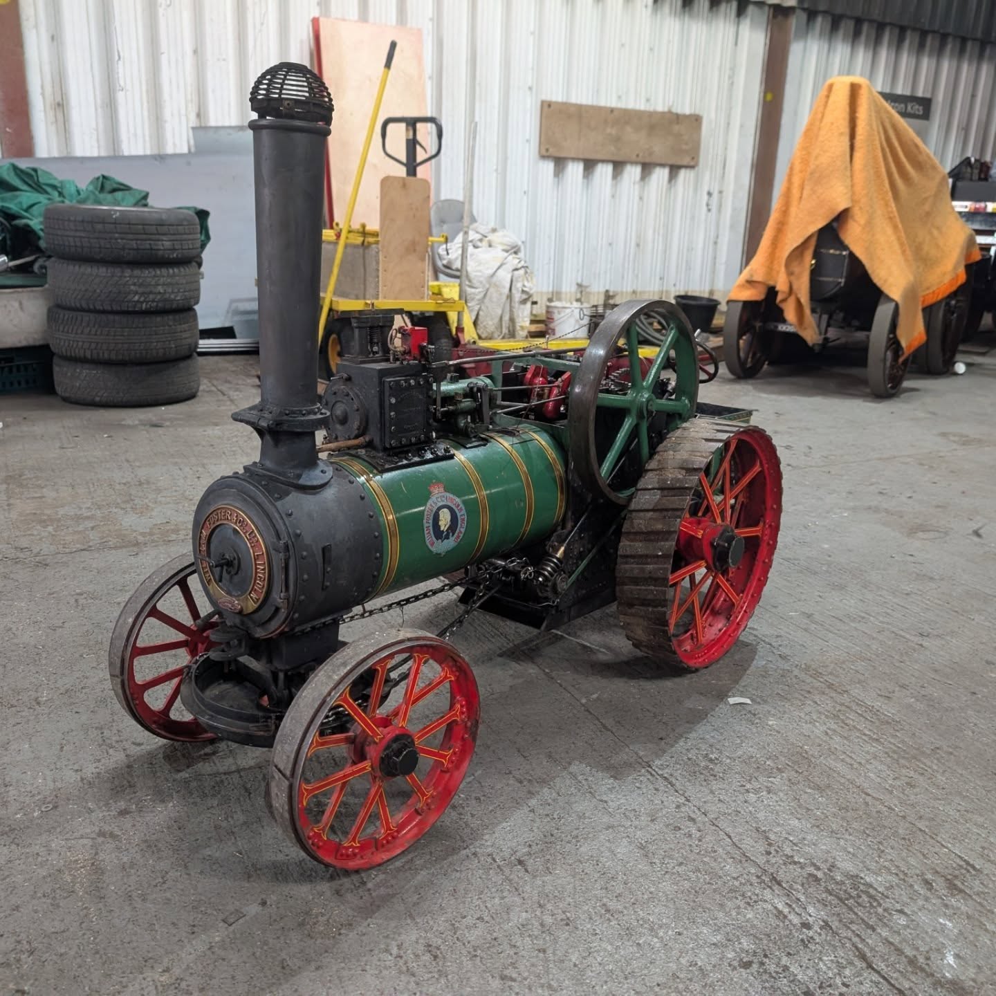 Before we strip this down for a repaint does anyone fancy it as-is for a winter project?
3" Foster, good solid engine which comes out large for the scale. The engine has been well loved but was fitted with a brand new AJB boiler only 2 years ago and has 8 years left on the commercial hydraulic test.
£9750 including delivery to UK mainland, further afield and export possible.
Please give us a call or message sooner rather than later as this time next week it will be stripped down!
01462 506 502
Info@legacyvehicles.co.uk
.
.
#miniaturesteam #fostersteam #tractionengine #modelengineering
