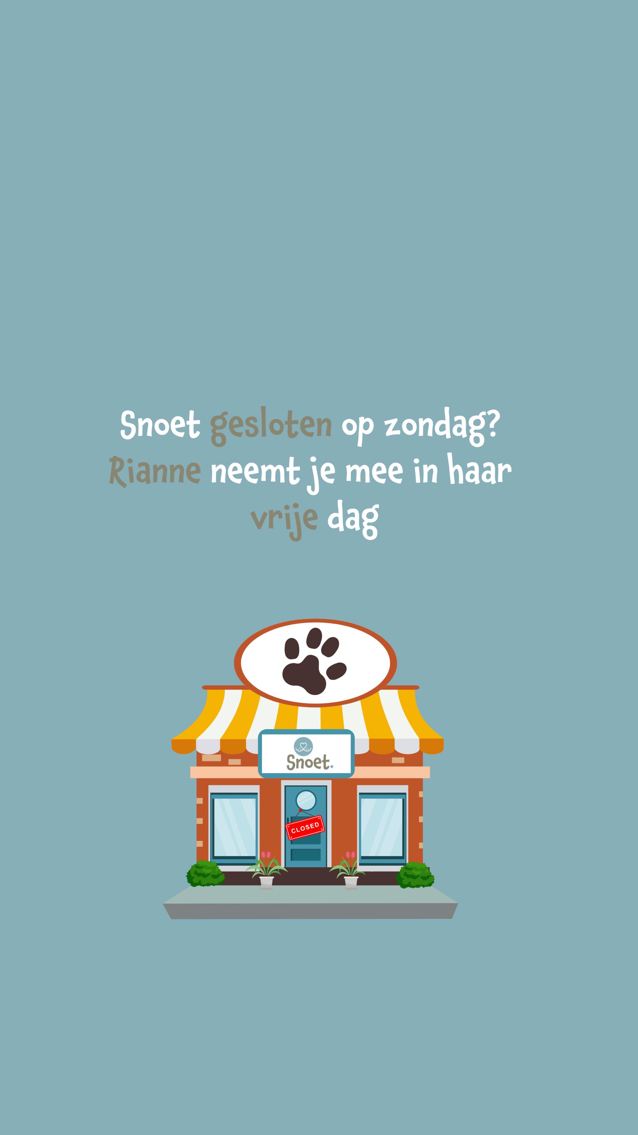 Een zondag bij Rianne: achter de schermen bij Snoet!
Snoet is op zondag gesloten, maar dat betekent niet dat de dieren niets nodig hebben 😉
Rianne neemt je mee in haar vrije dag. Van voeren tot knuffelen, want ook op zondag staan de dieren op nummer één.
🎥 Kijk mee hoe het er achter de schermen aan toegaat op een rustige Snoet-zondag!
#SnoetBorne #ZondagBijSnoet #DierenwinkelTwente #DierenvandeWinkel #AchterDeSchermen #VoorJouEnJeDier #BornseOndernemers #Dierenspeciaalzaak #Huisdierenliefde
