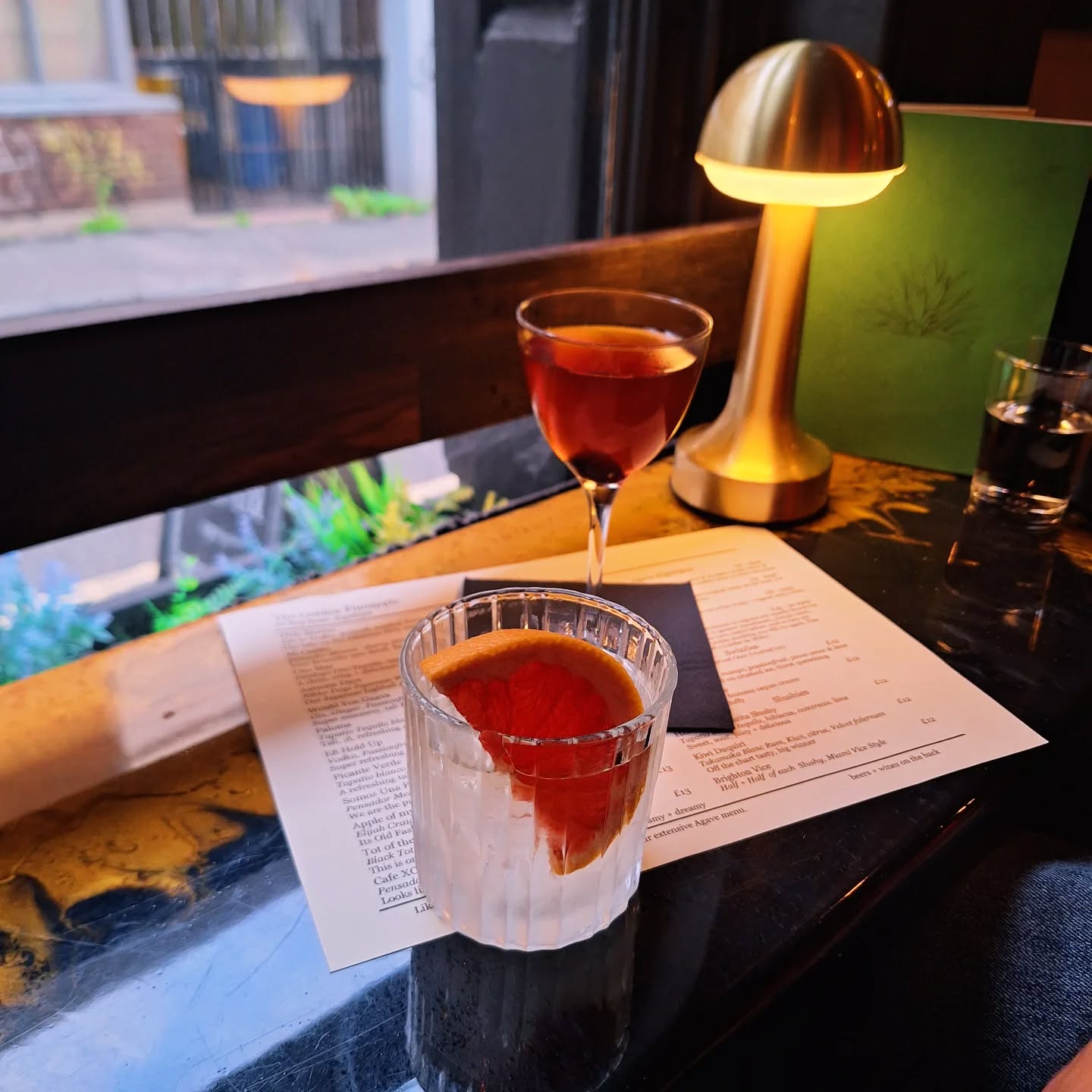 The Golden Pineapple never disappoints. We went for one on a rainy afternoon but had to have three. The menu is a masterpiece of mixologists with deep knowledge and passion.