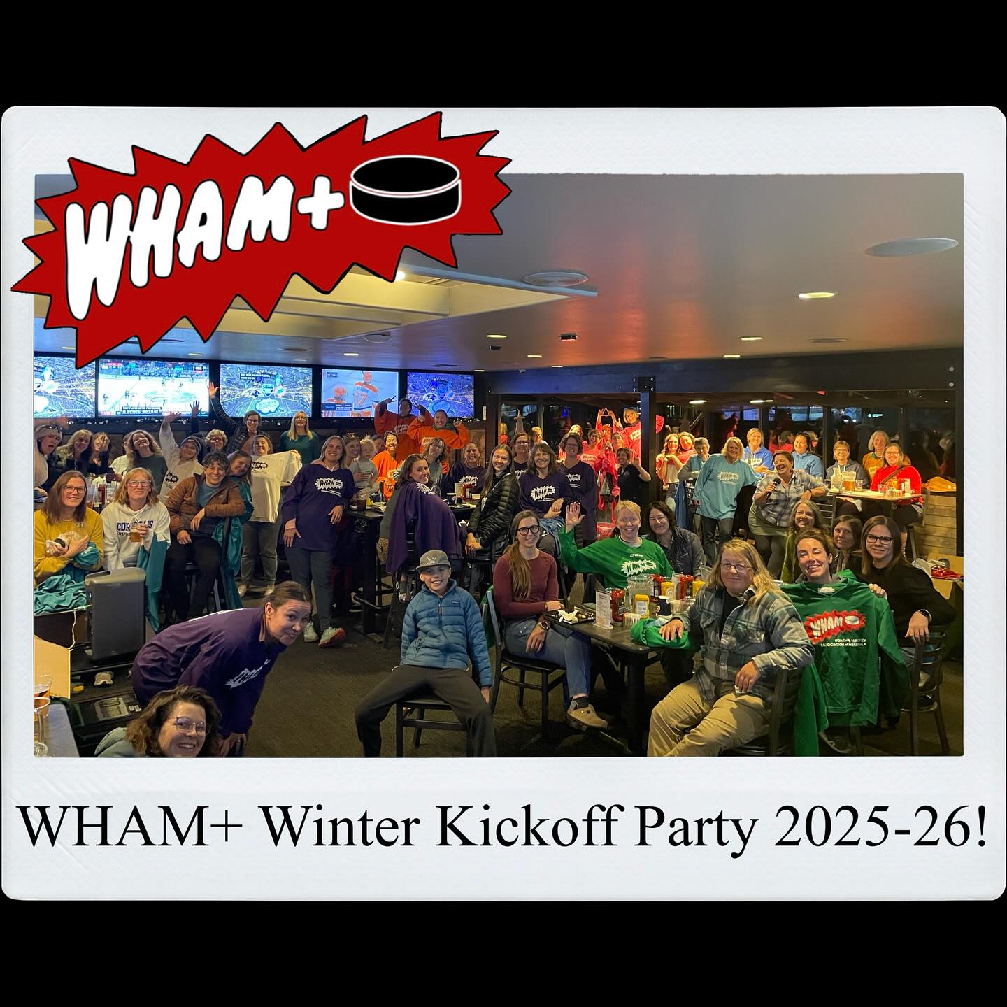 What a fun way to start Winter season! Thank you all for coming and we hope you had lots of fun with your new teams!