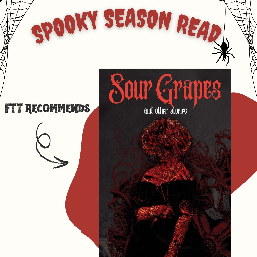 Isolation. Paranoia. Madness.
Fans of Shirley Jackson will devour this debut collection of ten spine-tingling tales that reflect the fragmented and hyper-individualized conditions of a world rotting from the inside out. Psychological disturbances collide with body horror to create a terrifying and unsettlingly familiar sense of imbalance, like teetering at the edge of the void. In these stories, toxic positivity is turned literal, featuring a drink that grants your every desire; a woman attempts to make sense of her husband’s unreliable cultic stories; new motherhood in a man’s world generates dangerous anxieties; and a lonely person quietly comes to terms with the end of everything.
Written in arrestingly blunt prose, Sour Grapes and Other Stories by Heather N. Lambert is the perfectly horrific accompaniment to navigating a reality full of broken signifiers, post-truths, and the ever-present feeling of despair. Let the obsession overtake you. 🕸️🕷️