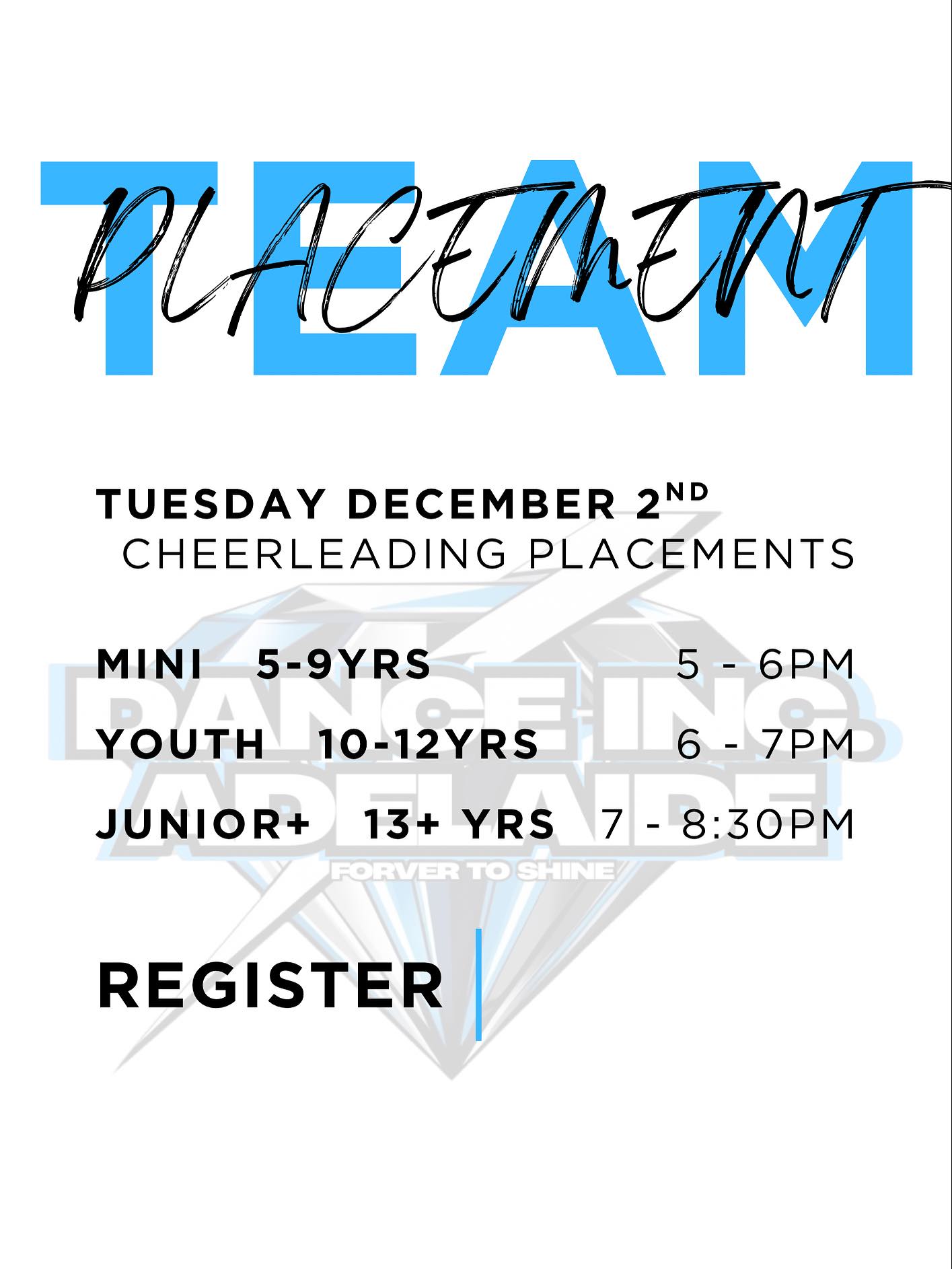 💎 Cheer Team Placements - Tuesday 2nd December💎 👉🏼 swipe to see our projected team list!
Our 2026 pack is here, and we can’t wait to welcome you!💙 Dance Inc. Is the place to be with plenty of spots available for all ages & abilities 💎
If you are ready to be apart of something incredible 👉🏼 click here to register for our info pack - https://www.danceincadelaide.com/forms or click the link in our bio!
Let’s make 2026 our best season yet! we hope you are as excited as we are 🎉💙 Email admin@danceinc.biz with any questions