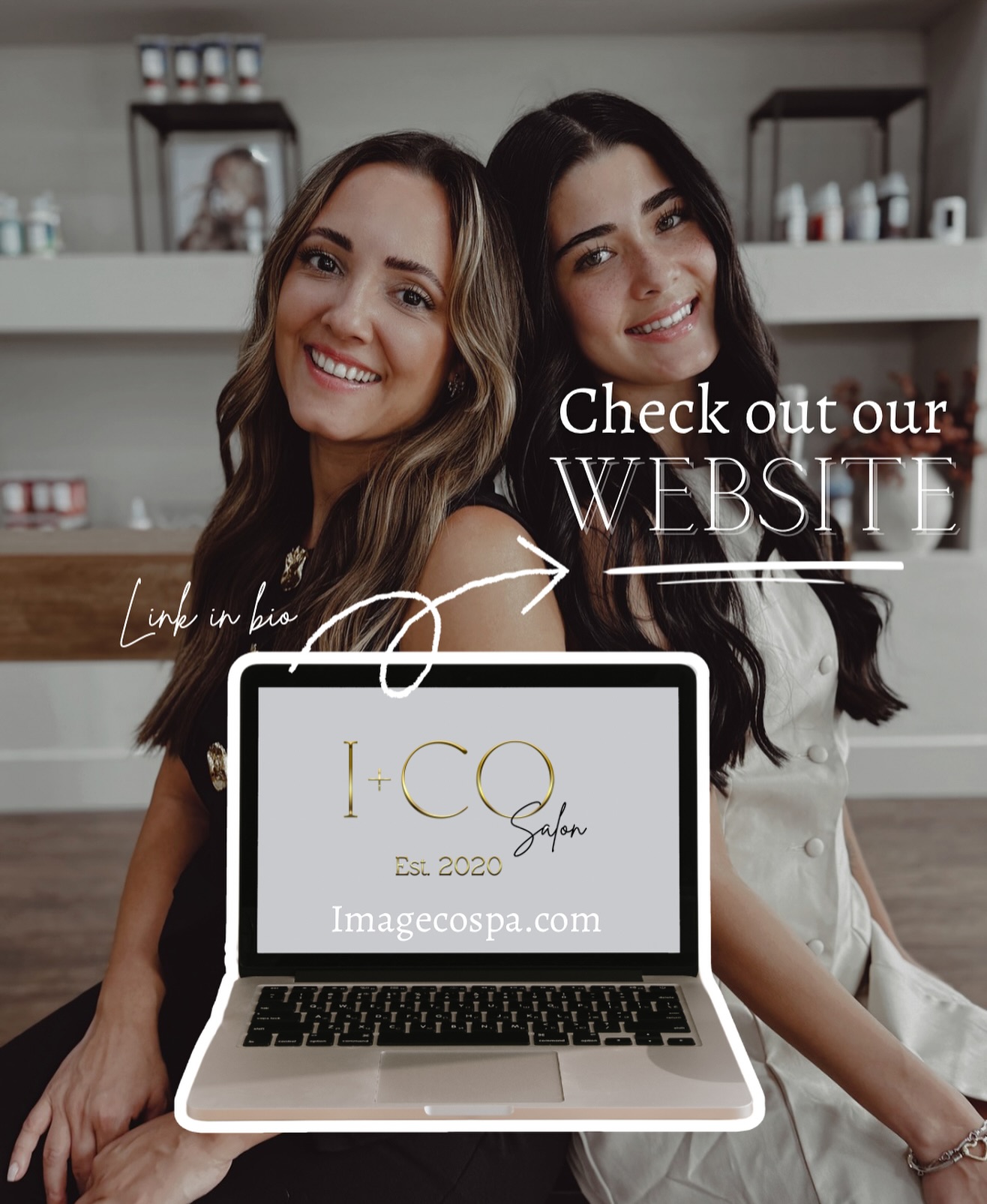 Have you checked out our salon website yet? 💻✨ You can browse services, see our work, and book your next appointment all in one place! Link in bio🤍