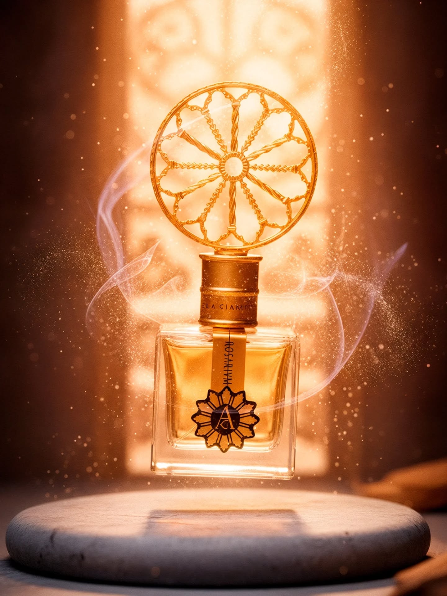 "Rosarium is the latin name for the church rose window, and it’s especially related to the rose window of the Cathedral of Atri: a gaze carved in stone that has witnessed centuries of devotion and beauty.
Beneath it, weddings and funerals, love and loss, echo through marble and incense. The air is sacred, the light divine, the silence human. Rosarium glides between the sacredness of incense and the sensual warmth of iris. A fragrance born from the dialogue between heaven
and earth."
- Angela Ciampagna
#AngelaCiampagna #Rosarium #PerfumeArt #NichePerfume #IrisPerfume #IncensePerfume
#FragrancePoetry #OlfactoryAlchemy