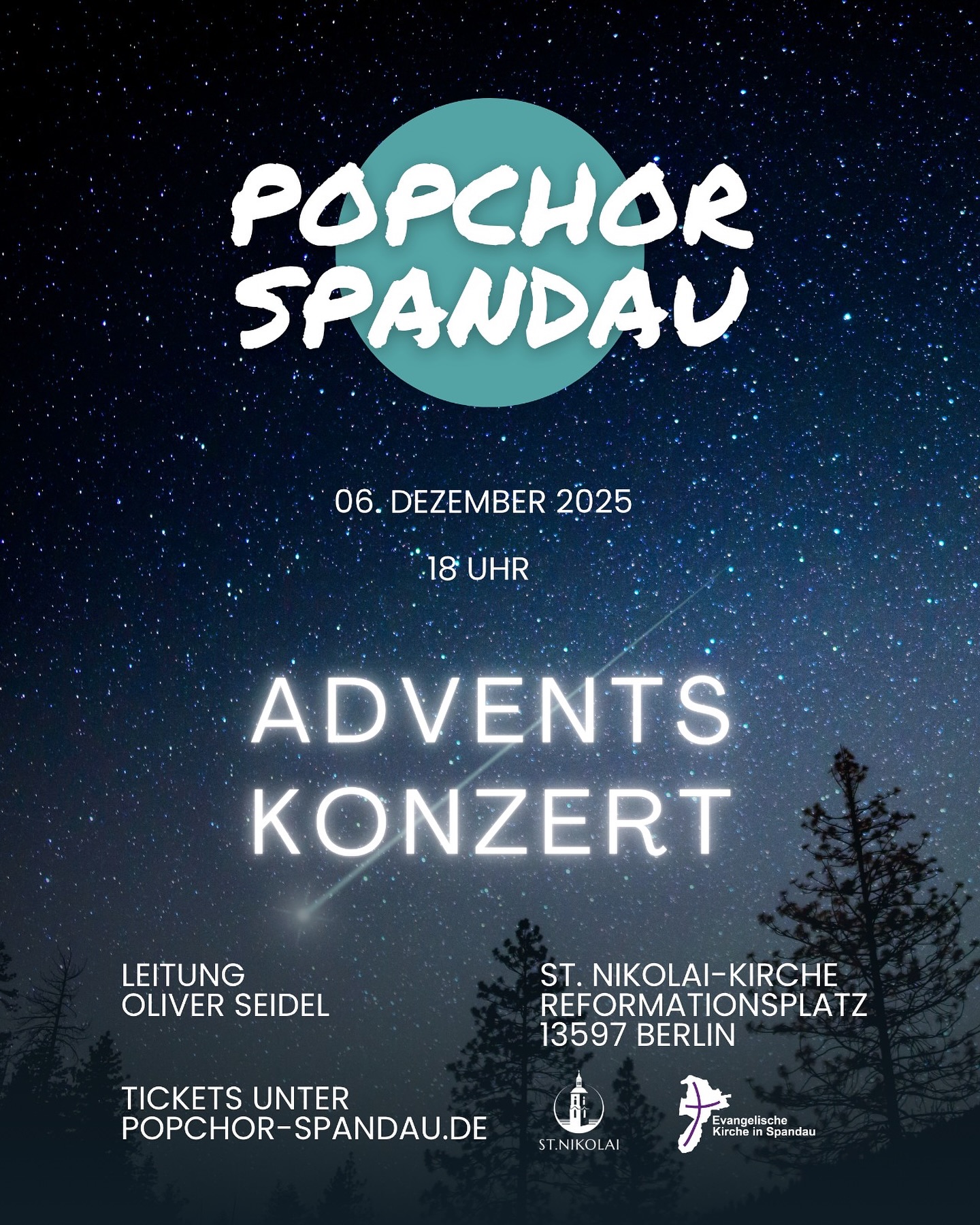 🎄🎅🏻 Am Samstag, den 6. Dezember laden wir um 18Uhr zu unserem stimmungsvollen Adventskonzert in die St. Nikolai-Kirche ein. 😍💫 Freut euch auf ein abwechslungsreiches Adventsprogramm mit tollen Popsongs, mitreißenden Gospels und zeitlosen Klassikern. 🤩🌟 Wie immer gefühlvoll und rhythmisch interpretiert! 🙂✌🏻 Ticket-Link in Bio