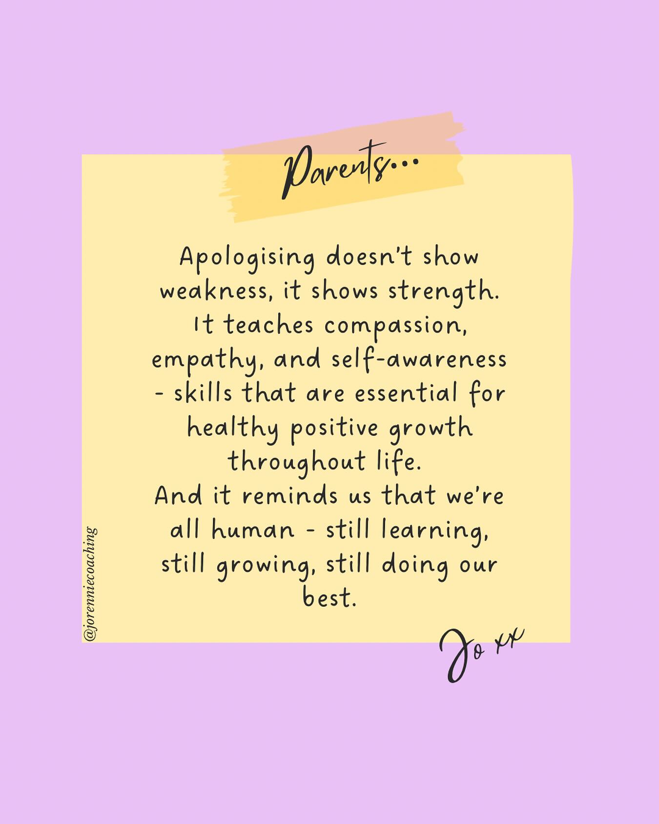 I’m absolutely okay with saying sorry to my step kids.
Because some days, I’m just not the step parent I want to be.
Some days I’m burnt out, overwhelmed, and stretched too thin - like butter spread over too much bread - as Bilbo Baggins would say 🙂
And that’s okay. I’m human (and going through early menopause!)
As parents, we are so so hard on ourselves - too much so most of the time, and especially at this time of year.
The lead-up to Christmas often brings added pressure… more responsibilities, financial worries, busy schedules, darker days, and that lingering guilt that we should be doing it all AND doing it perfectly.
I know I say this a lot but it’s true - our children don’t need perfect parents.
They need real ones.
They need to see us model humility, honesty, and emotional responsibility. And a big part of that is seeing us feeling low, making mistakes, and certainly not being at our best!
To hear us say, “I’m sorry, I was tired,” or “I shouldn’t have spoken like that.” That’s how they learn that mistakes don’t define us - it’s what we do next that matters.
Even as a step-parent, I have days where I get it more right than on other days. And those other days can feel like I’m failing everyone. But I remind myself (and the kids) that we can always start again.
Apologising doesn’t show weakness, it shows strength. It teaches compassion, empathy, and self-awareness - skills that are essential for healthy positive growth throughout life.
And it reminds us that we’re all human - still learning, still growing, still doing our best.
So if today felt like a “not my best” kinda day, take a breath. You can repair, reconnect and reset at any point of this incredible journey.
You’ve got this, we’ve got this, together ❤️
Sending all my love,
Jo xx