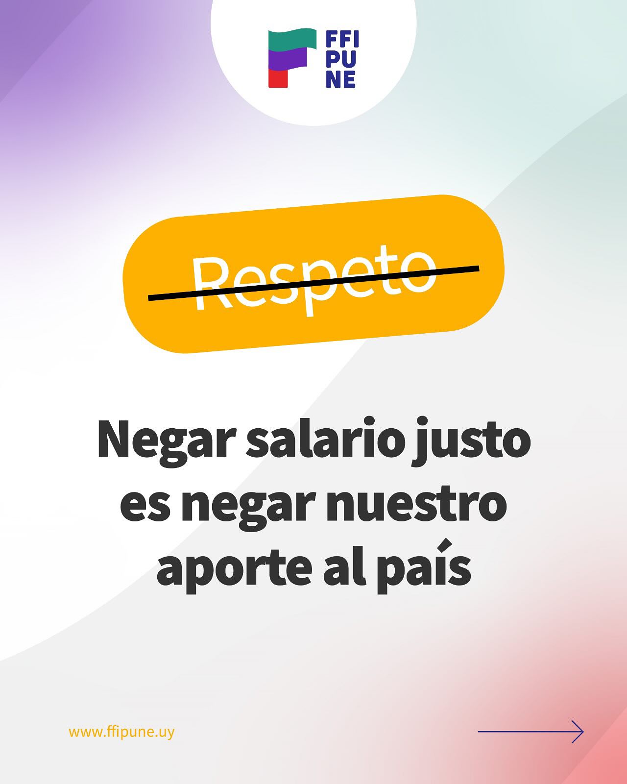 Negar salario justo es negar nuestro aporte al país. Sostenemos servicios esenciales todos los días. Nuestro trabajo no es un gasto: es una inversión.