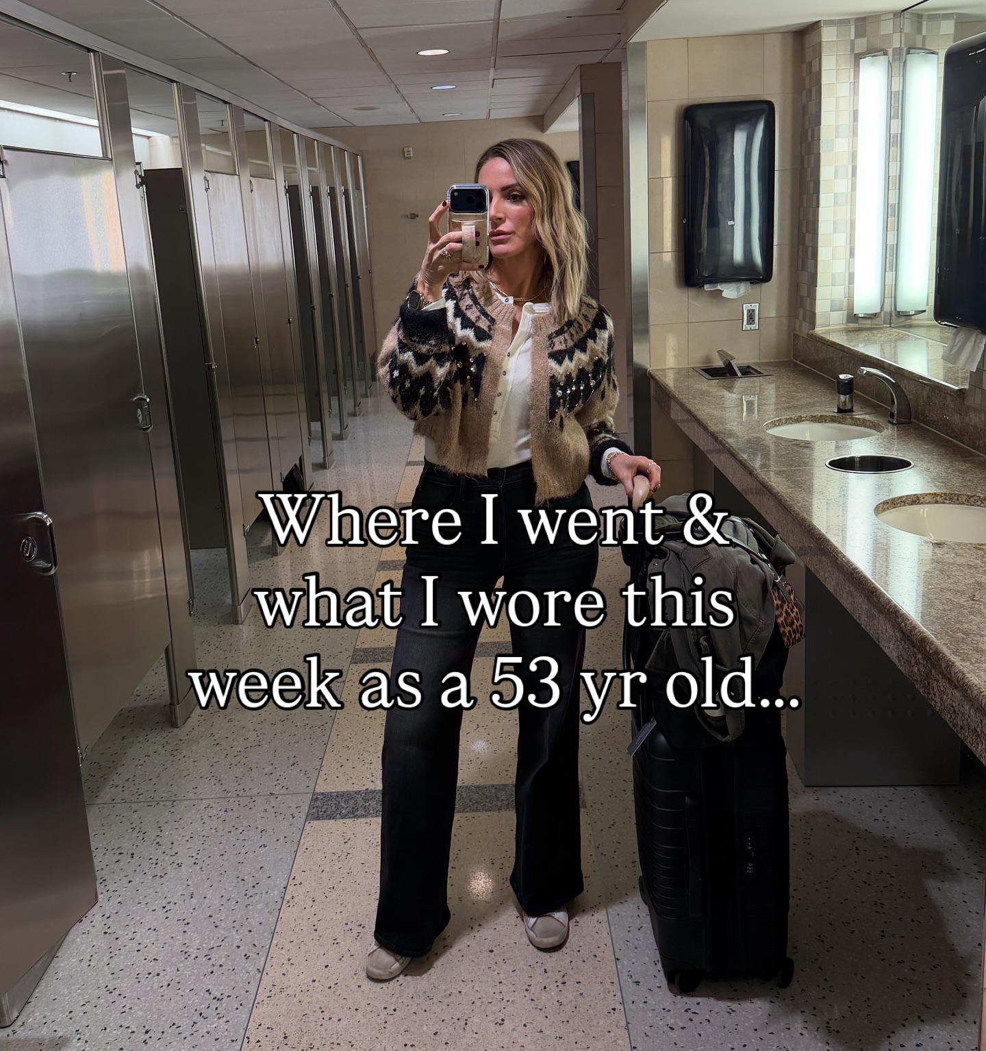 Comment SHOP & follow @missiefit for more! ✔️
#shop #ootd #travel #business
Link - https://liketk.it/5sili
Outfits include:
Amazon
Paige
Anthropologie
H&M
Golden Goose
Evereve
Vuori
Mother
Nordstrom
Free People