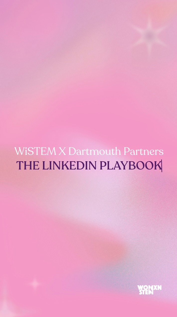 ✨ Recap of our WiSTEM x Dartmouth Partner LinkedIn & CV Workshop! ✨
A huge thank you to the incredible Dartmouth Partners team for sharing their insider tips and to everyone who came ready to learn, connect, and grow! 🌟
We can’t wait to see you at our next event!