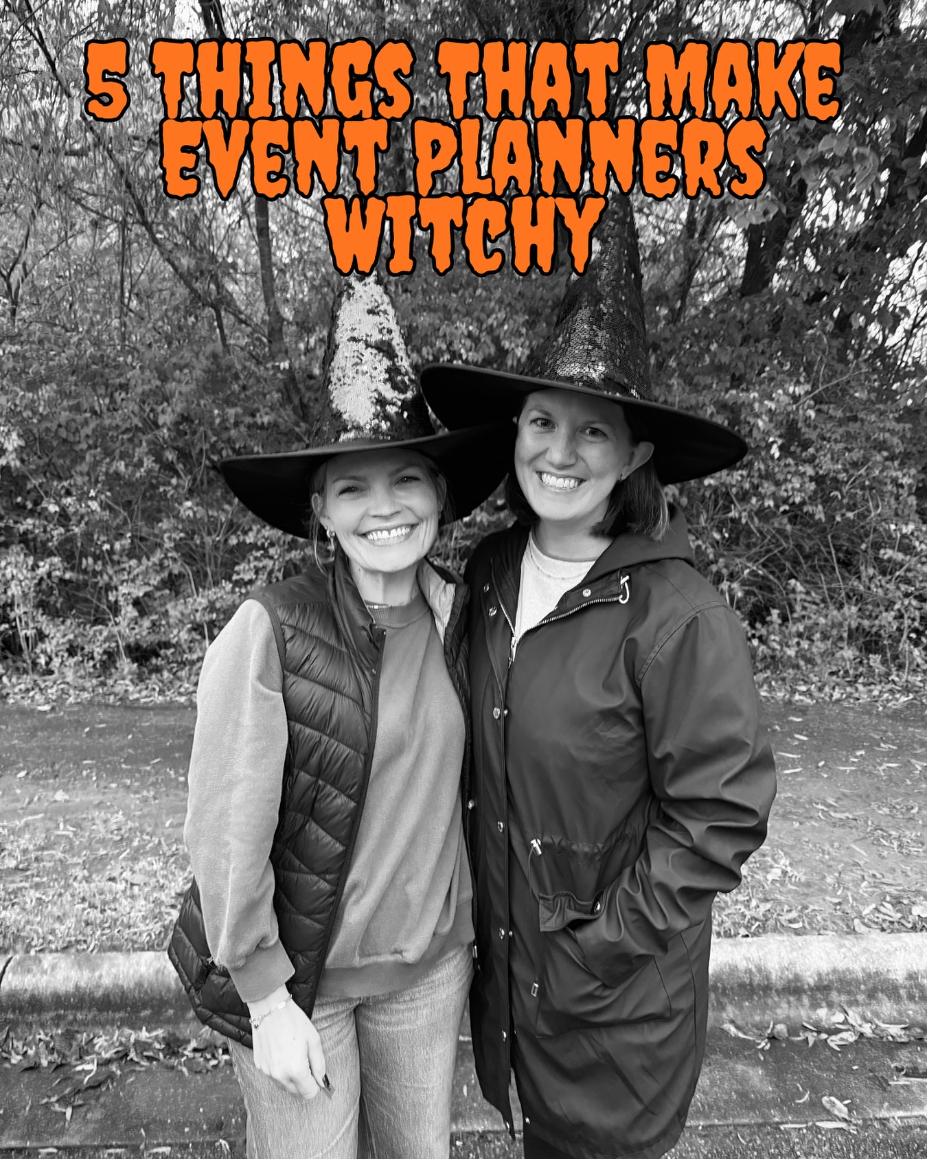 5 things that make event planners WITCHY!
👻 When people don’t RSVP
🕸️ Vision vs. Budget
🍬 The attendee determined to find something to complain about
🦇 Technical difficulties
🎃 Rain!!
Planners, what else are we forgetting?!
Happy Halloween Week!