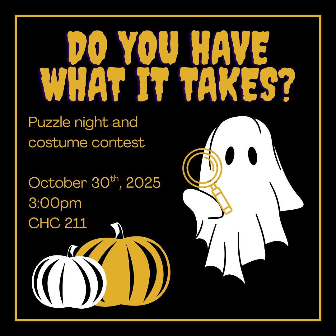 It’s time to get spooky and solve some ghost mysteries! Our Halloween party is on Thursday, October 30th. Things kick off at 3pm. Be sure to wear a costume for a chance to win a prize!
#spookyseason #gradlife #halloween #halloweencostume #halloweenparty #ucalgary #ucalgarylinguistics #gradschool #studentlife #escaperoom