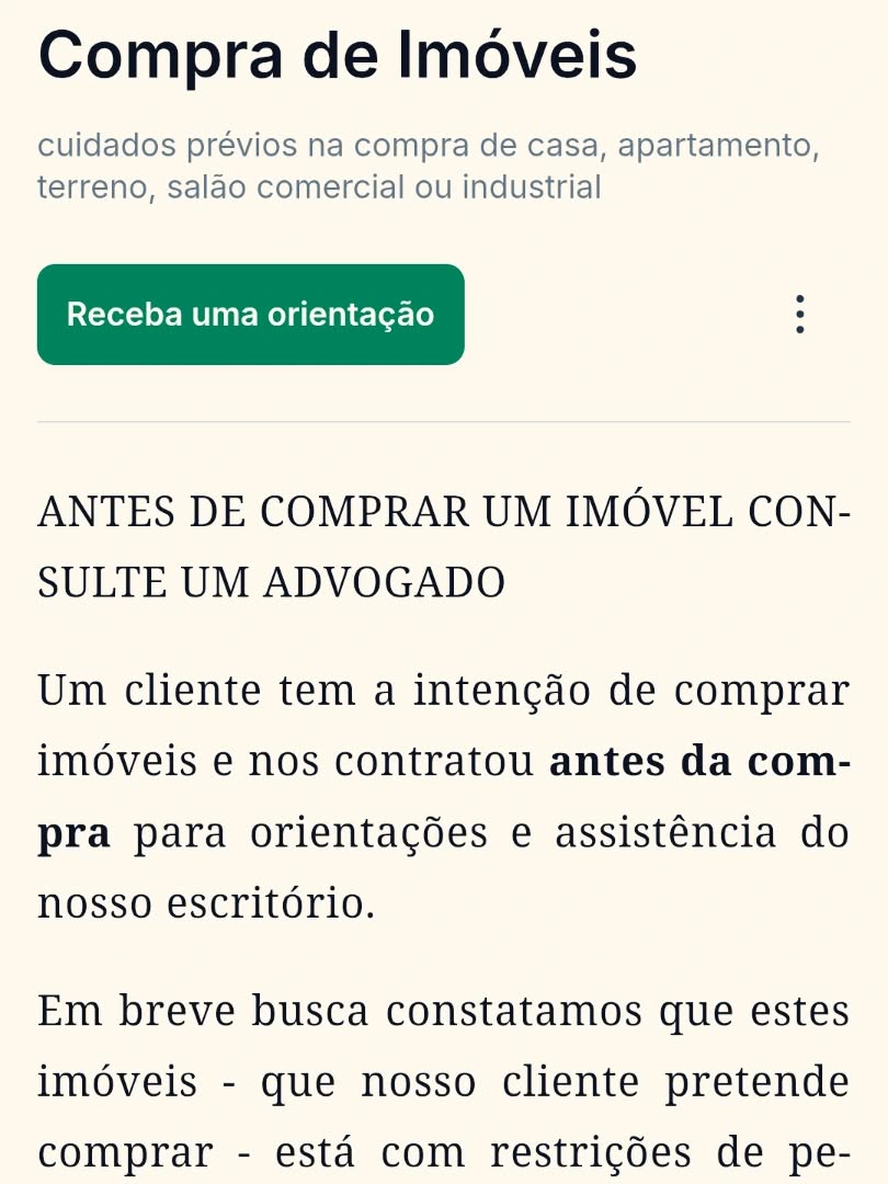 Conheça nosso artigo sobre Compra de Imóveis no
@jusbrasil
#direitoimoveis
#direitocivil #direitoimobiliario
LINK na bio para informações.
19.995009825
www.leandrazoppiadvocacia.com.br
