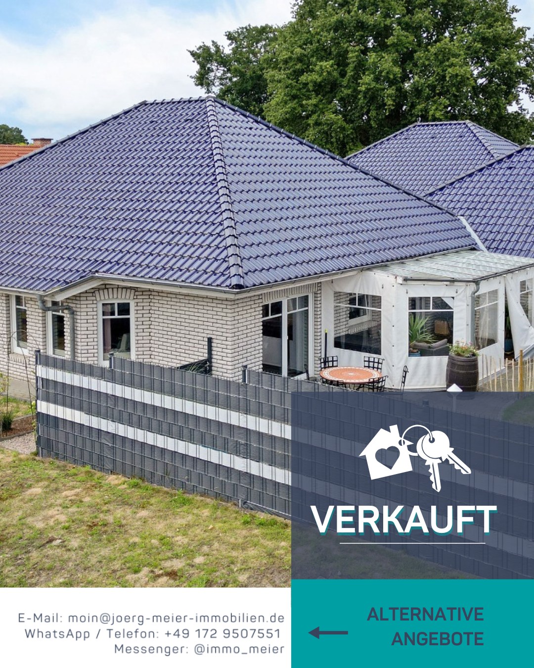 🏡 Verkauft in Hoogstede!
Wieder ein Haus, das neue Besitzerinnen und Besitzer gefunden hat.
Am 15. Oktober war Beurkundung, ein schöner Abschluss und gleichzeitig ein neuer Anfang.
Ich freu mich, wenn sich für ein Zuhause die passenden Menschen finden.
Du spielst auch mit dem Gedanken zu verkaufen?
Meld dich gern, wir sprechen ganz in Ruhe darüber. ☕