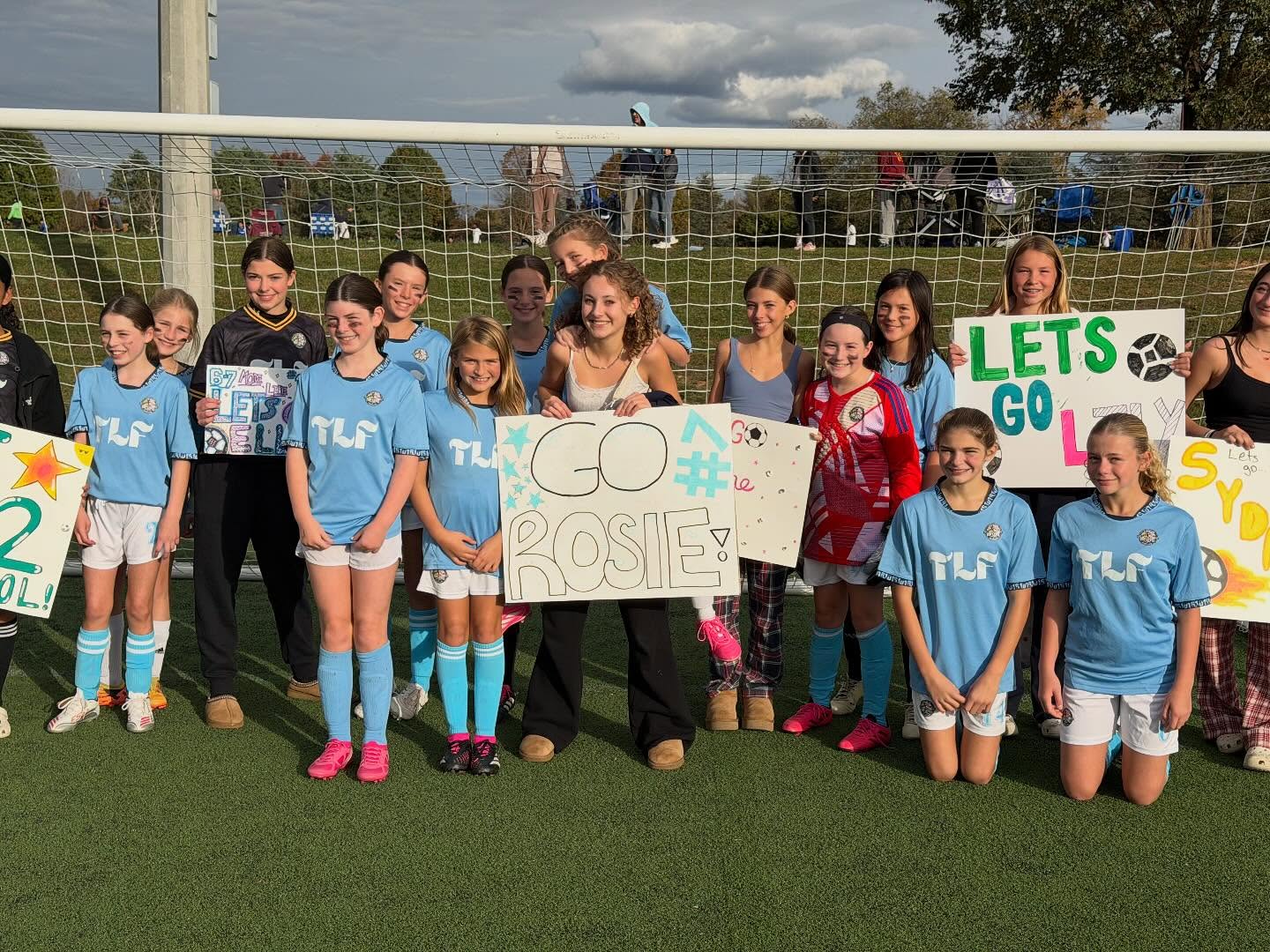 Our U15 Girls came out last week to cheer on their littles as they won their Semi Final match!! Good luck to our U12 girls in the Final this Saturday!!!