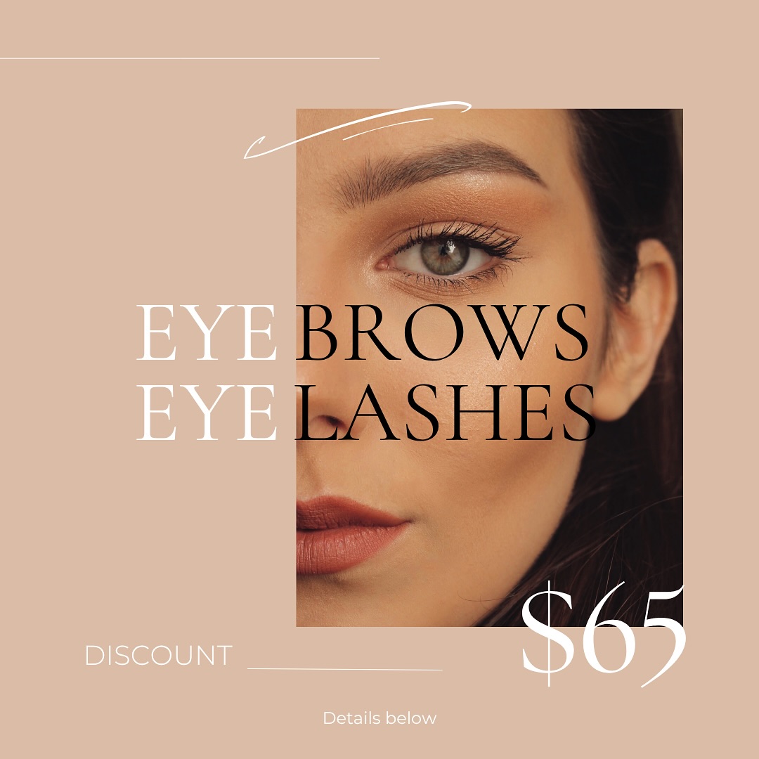 You’re not going to want to pass up this offer! First 5 people to book a brow lamination & lash lift combo will get it for just $65. Book your appointment with us today✨