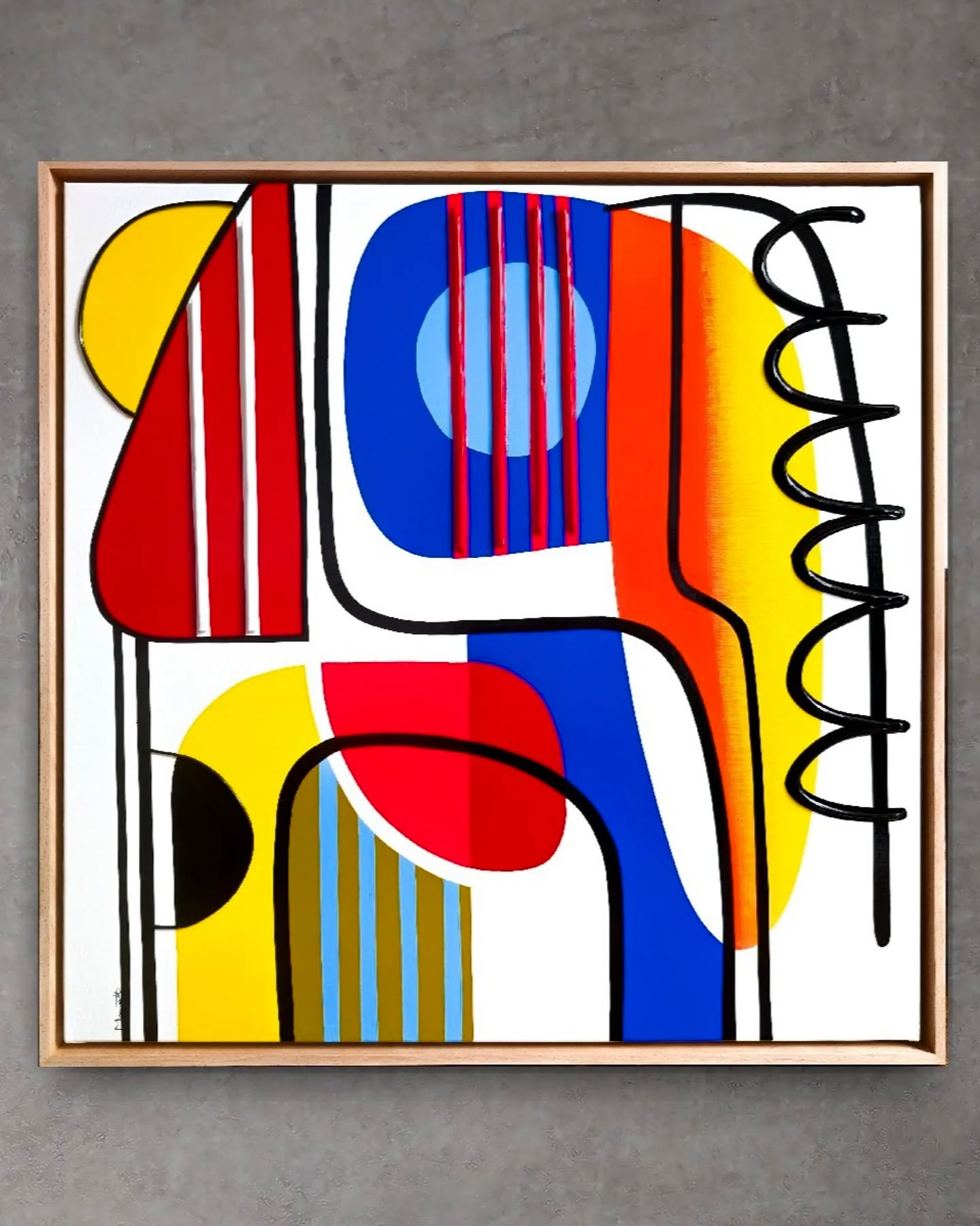 Mon dernier abstrait
80x80
Disponible 🤩
La géométrie s'interprète à l'infini...