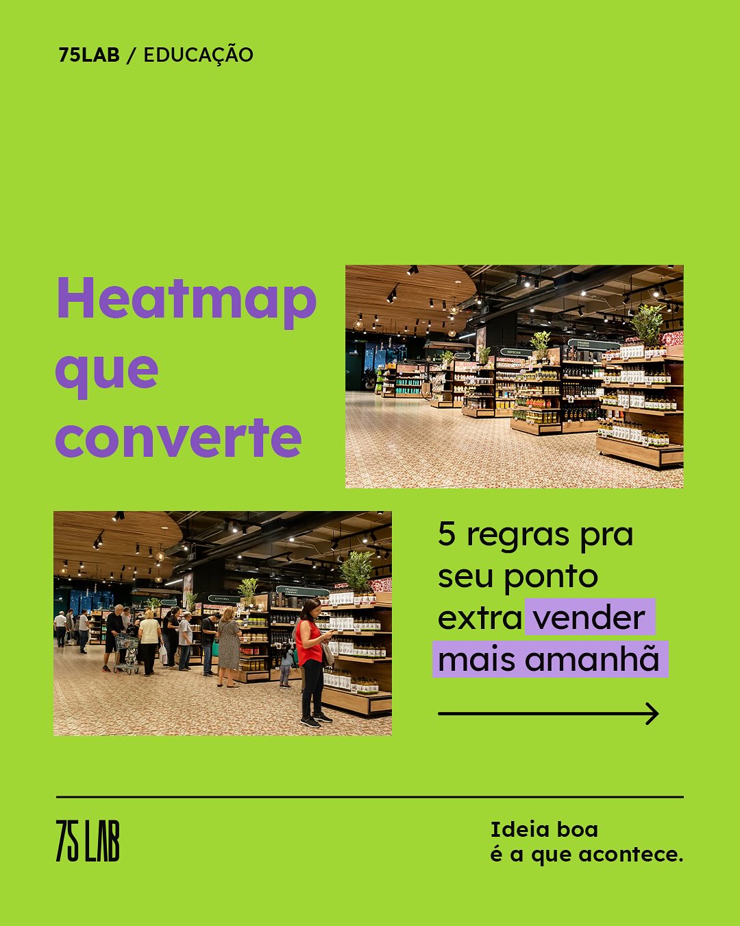 Hierarquia vende. Enfeite, não. 💚 Compartilhamos algumas regras práticas para o seu ponto extra performar cada vez melhor.