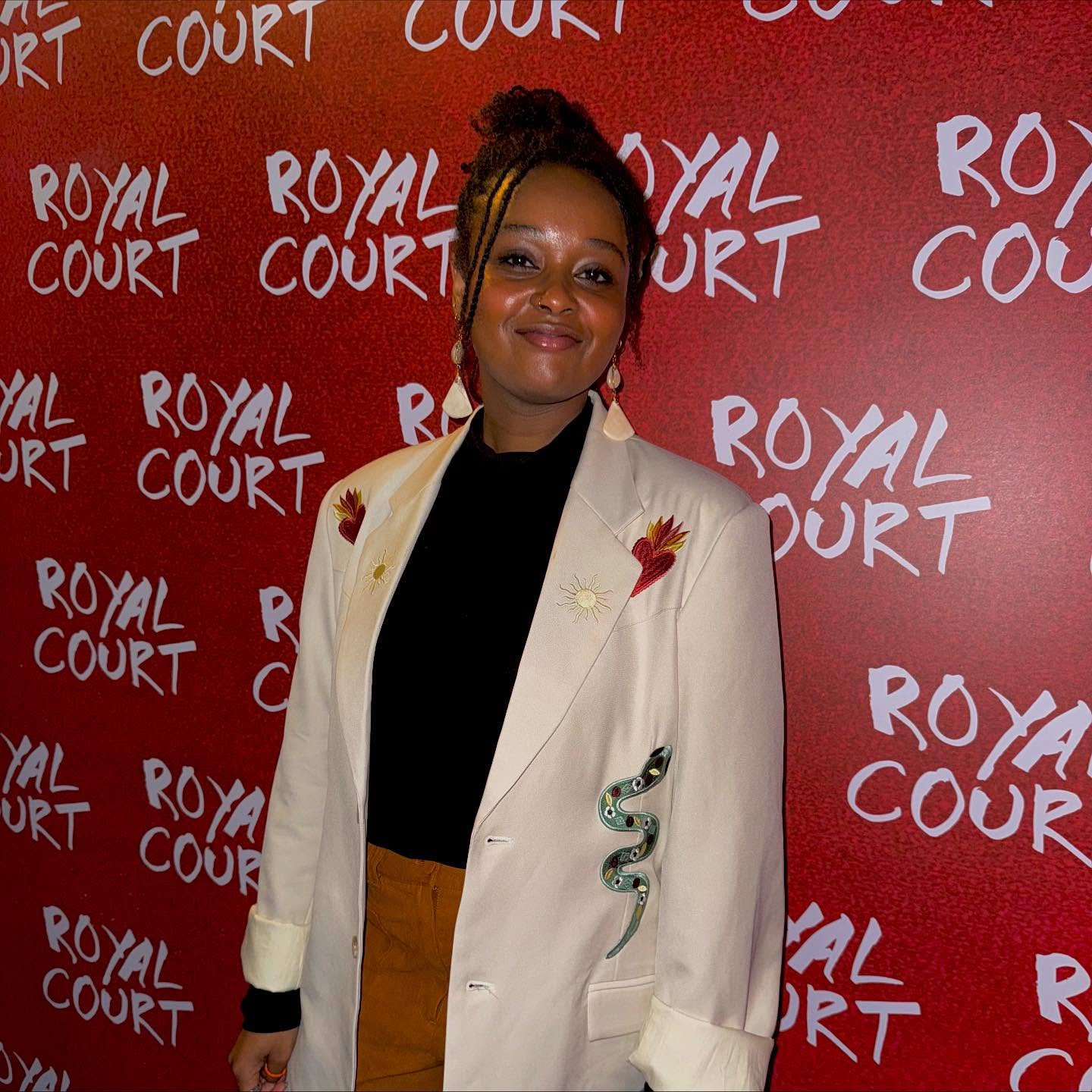 After a month of HOLDING MY BREATH, the word is finally out! Blood of my Blood is premiering at the Royal Court Theatre Jerwood Theatre Upstairs directed by @tatendashamiso !!!!
It has always been a dream for me to make theatre in general, and it has been an even bigger dream for me to put my work up on such an acclaimed stage like The Royal Court. It’s so moving that this play, which honors the lives of my ancestors and the many Black women whose stories have yet to be written, is happening on that stage. I wanna give a huge thank you to the Baptiste Programme at @smockalleytheatre for giving me the opportunity and dramaturgical support to write this play.
Over the last two launch events for the season, I have found myself deeply thankful for the continuous support and good energy from my friends, family, and collaborators! Can’t wait to share it with you all! The little showgirl who used to put shows on in her living room is doing it big!