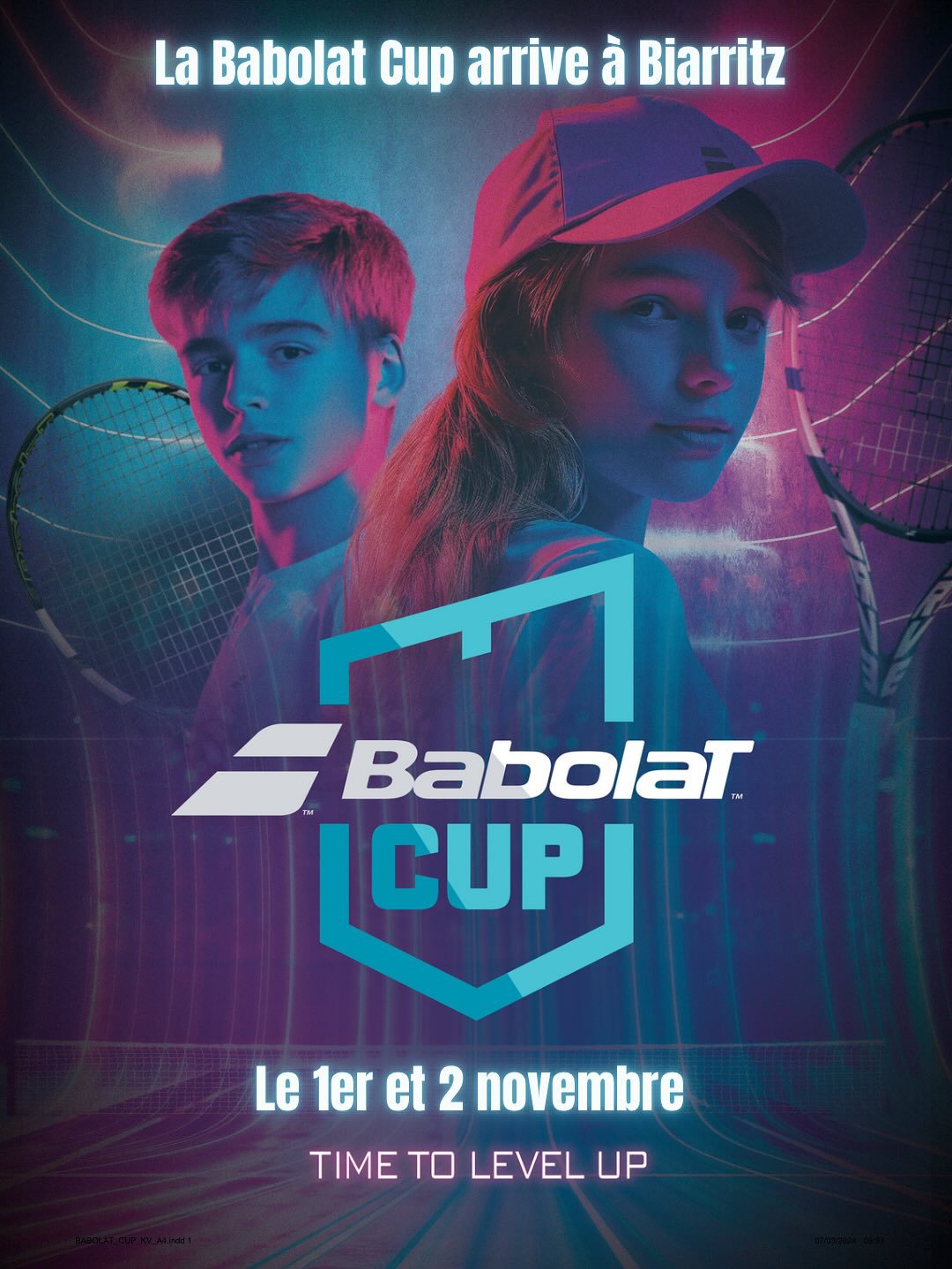 La Babolat Cup débarque à Biarritz ! 🔥
Les 1er et 2 novembre, le BO Tennis & Padel accueille, sur sa surface terre indoor, un TMC 11-12 ans réservé aux joueurs et joueuses de 3e série.
Une occasion unique de vivre une compétition tout en faisant briller le club dans un cadre exceptionnel ✨
Deux jours de matchs intenses et de bonne ambiance attendent les participants. Welcome pack inclus et lots pour les vainqueurs et finalistes.
Dépêchez-vous, les places sont limitées !
Inscris-toi vite sur Ten’Up – rubrique Tournois jeunes
@babolat_france @babolat @pierre_cailletaud_babolat
#BabolatCup #BOTennisPadel #TennisU12 #JeunesTalents #TennisKids #Biarritz #TMC