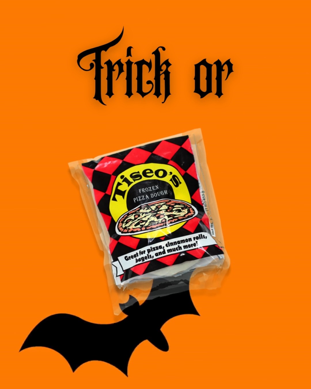 We’ve got a trick for you .. Tiseo’s helps you make pizzeria style pizza at home without the mess or hassle! Find us in the frozen aisle at your favorite grocery store!