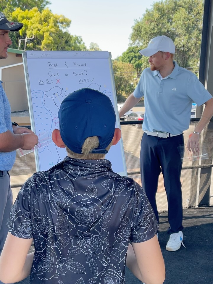 Course management prep before tee off with the GETS Golf Friday Academy @randparkgolfclub if you are a junior golfer and want to take your game to the next level. 2026 intake please contact info@getsgolf.co.za