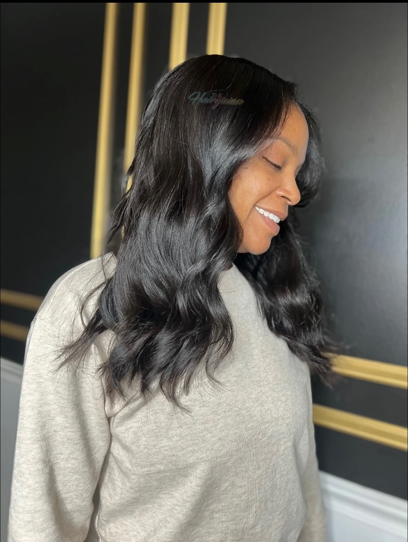 Prioritize yourself and reserve your appointment at www.Thehairgician.com #waves #beachwaves #extensions #haircare #hairtutorial #fyp #bridahair #hairinspo #thehairgician #hairsalon #marylandsalon #naturalhair