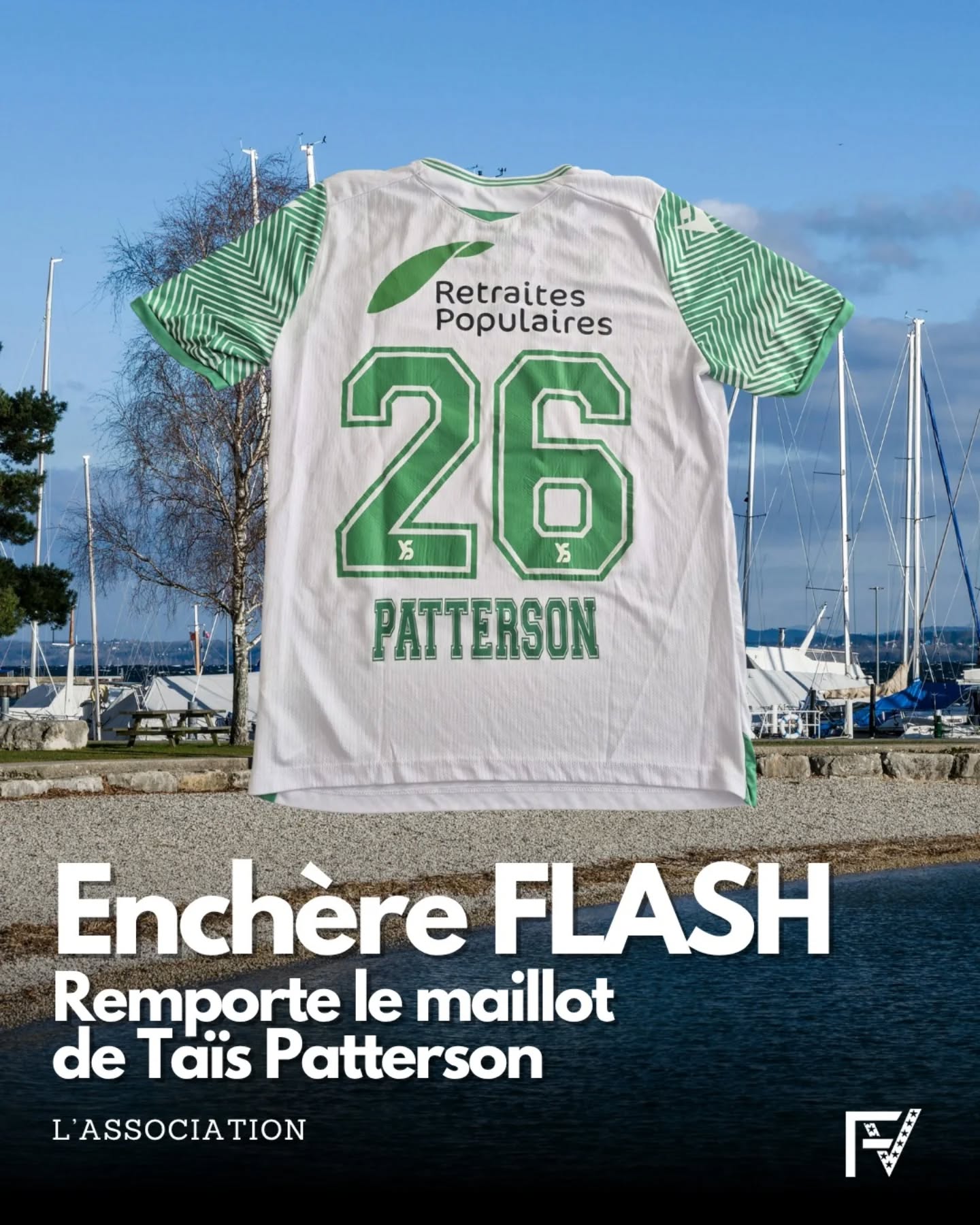 L'association met en enchères le maillot de Taïs Patterson. Pour miser et remporter le précieux sésame, rdv sur le site internet où tu pourras commenter pour placer ton enchère ! 🤝🏻
On profite pour remercier Taïs pour participer à ce projet qui permettra d'aider les clubs locaux.
Article complet sur notre site internet 💻
𝗙𝗩 🔴⚪⚽
#footballvalaisan #foot #football #sport #soccer #fv #valaisan #valais #wallis #footamateur #futbol #plaisir #lovefootball #jogabonito #dimanchematin #sundayleague #ligueamateur #transfer #mercato #infomercato #sundayleague #formation #associationfootballvalaisan #article #campfv #footballvalaisan.com #patterson #taispatterson #enchère #wfootball #yverdon #footfeminin