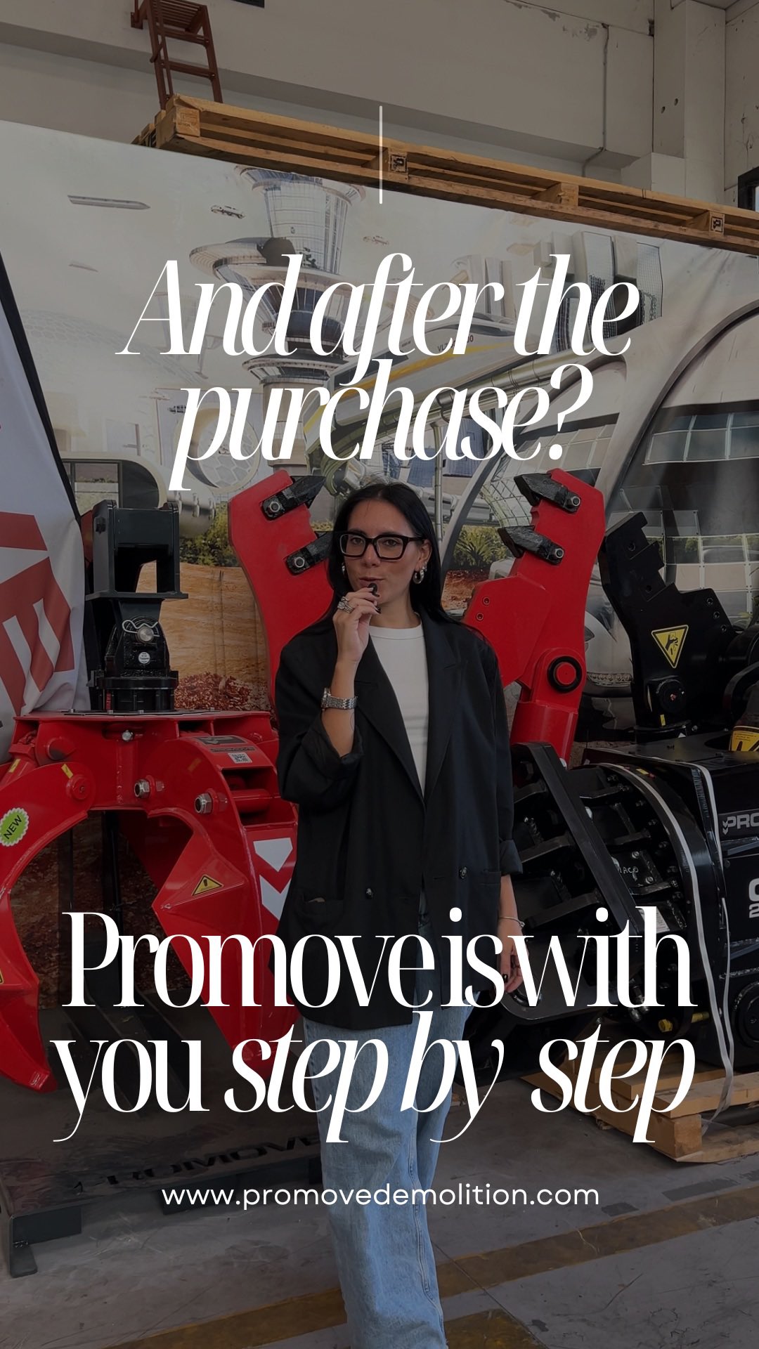 You’ve chosen your Promove hammer. And after the purchase? We’ve got you covered.
From installation to assistance, we’re by your side every step of the way:
🚛 quick and safe mounting with qualified technicians
⚙️ spare parts shipped within 24h (48h worldwide)
💬 multilingual technical support always available
Efficiency. Safety. Continuity.
With Promove, after-sales is true teamwork.
#Promove #AfterSales #HydraulicBreakers #Teamwork #MadeInItaly #SupportYouCanTrust