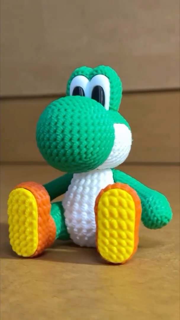 Yoshi produzido no estilo crochê 😉#3dprint #game #3dprinting #impressao3d #fyp #supermario #nintendo #maker #3dprinted #yoshi #pokemon #zelda
Impressora: Bambu Lab A1
Filamentos da @3dprime3d