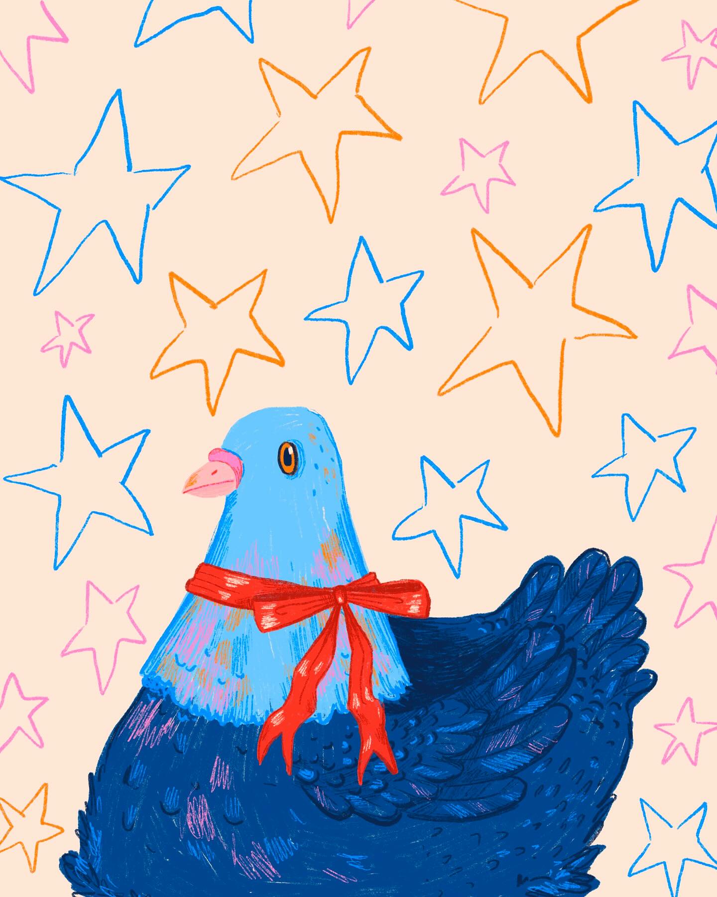 @badtober day 20 + 21: I’m into it! + Ribbon
I had to ask myself: what am I into right now? The answer was obviously pigeons, thanks in part to my roommate and the pigeons that live in our building. So, logically the ribbon had to go on the pigeon
#badtober2025 #badtober #pigeons #pigeonsofinstagram #illustration #procreate #octoberdrawingchallenge