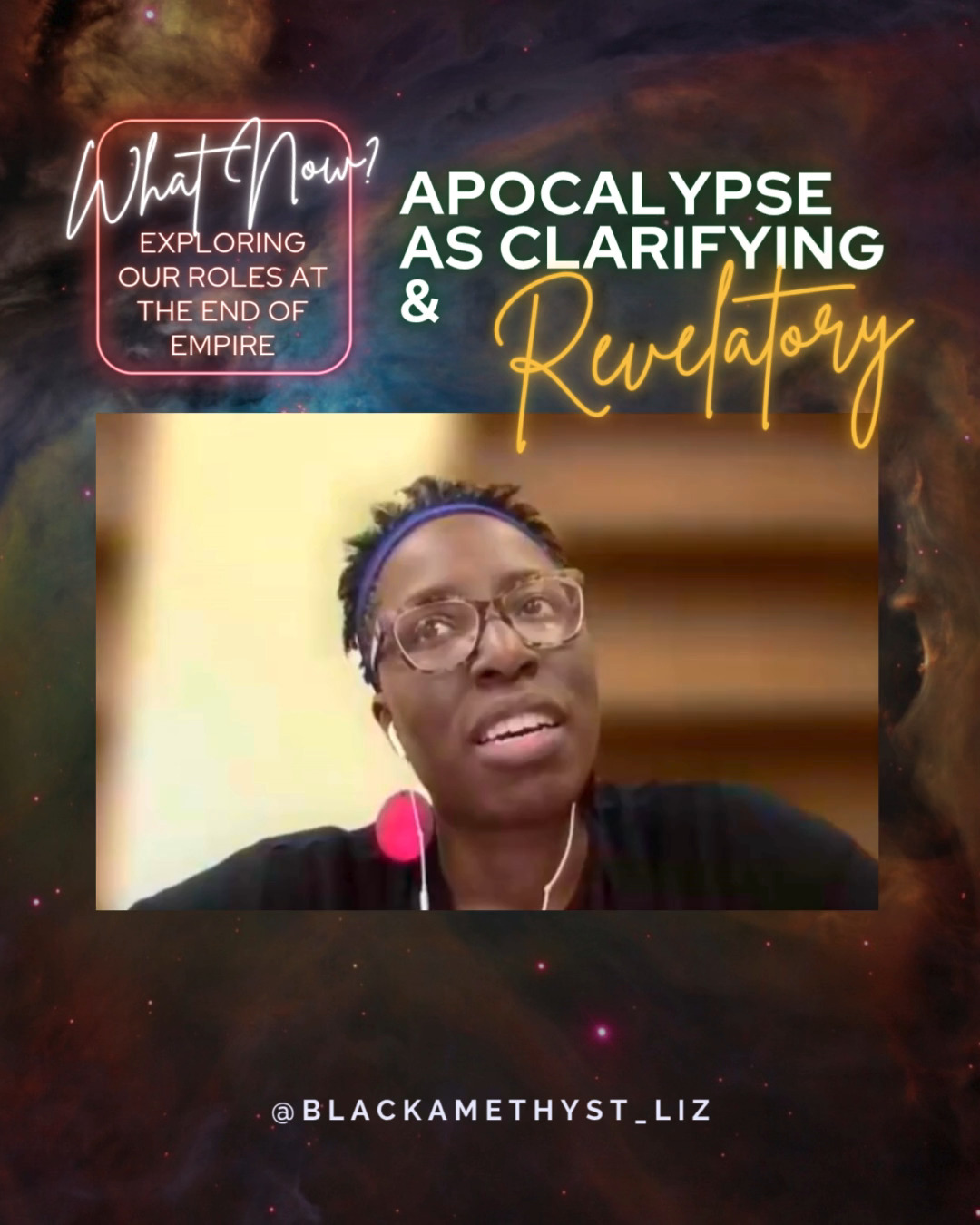 The word "apocalypse" is thrown around a lot right now, but what does it mean in this season on the Clock of the World?
The inimitable Liz Nicolas talks this out in the first session of our 4-part virtual conversation "What Now? Exploring Our Roles at the End of Empire."
There's still time to join us for grounding, grieving, and getting clear on concrete things we can each do right now to mobilize and organize in this treacherous Moment on the Clock of the World.
Link to register in bio!
#CollectivePower #WhoseApocalypse #Antifascism #EndofEmpire #WhiteSupremacyEndsWithUs #BurnItDown