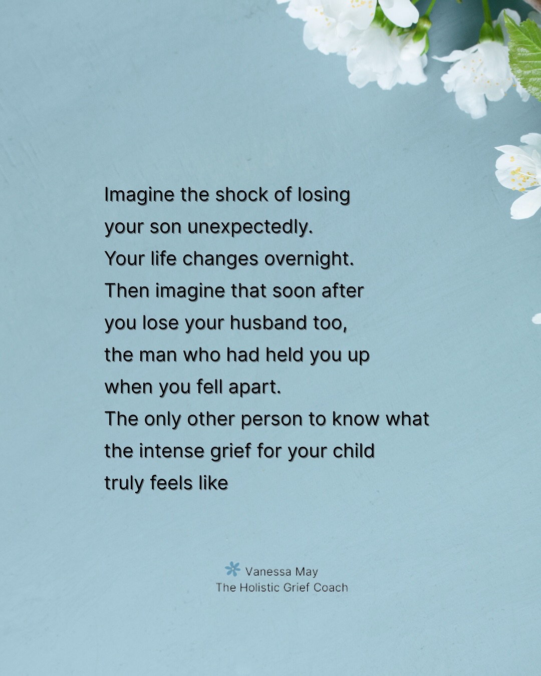 The grief experienced after multiple losses is known as cumulative grief, or complicated grief, because your grief is inevitably intense and prolonged. It’s hard to explain how extensive this can be because not only do you badly miss your loved ones, your very unfortunate situation sets you apart and you feel like an outsider in the world you once knew. It can affect your physical and mental health, your relationships and how you now function in every day life. There is not one area of your life your grief doesn’t reach.
Somehow though you survive, carrying your badly broken heart with you. I share my story of how I’ve survived in my new book:
‘When Grief Takes Everything: A Survival Guide to Devastating Loss’ available from Amazon and The Compassionate Friends website 🩶
.
#whengrieftakeseverything #survivingloss #traumaticloss #griefsupport #griefbook #childlossawareness #bereavedmum #widow #bereavedparents #ptsdawareness #lossofalovedone #griefchangesyou