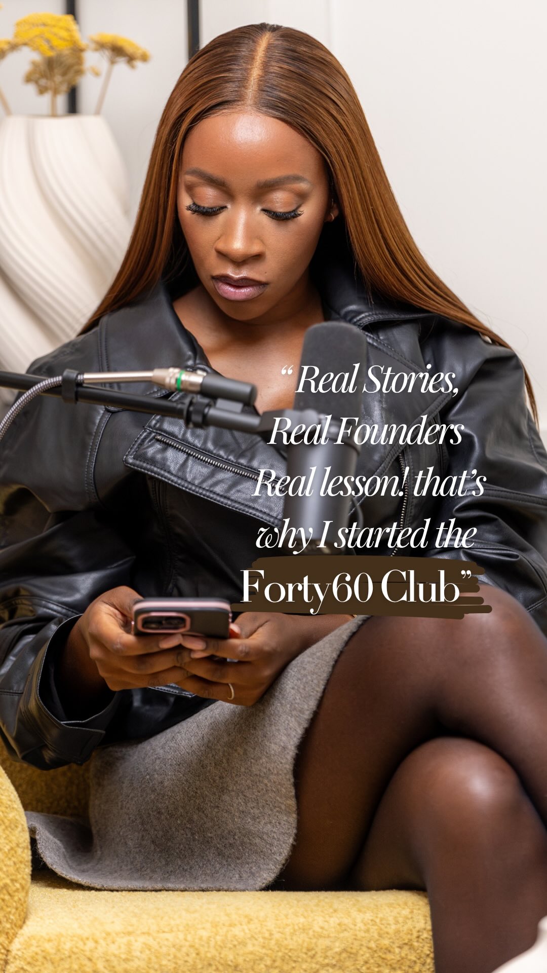 My name is Tabitha Coker, and I founded The Forty60 Club to create a platform that tells real stories, real founders, and real lessons.
Because behind every “success story” is someone who risked it all, pivoted, failed, started again and kept building with intent.
#TheForty60Club #FounderStories #Entrepreneurship #RealTalk #BuildWithIntent #TabithaCoker