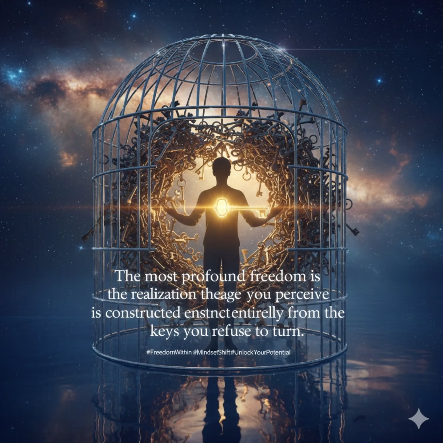 🔥 The most profound freedom is the realization that the cage you perceive is constructed entirely from the keys you refuse to turn.
Stop looking outward for your escape. The power to unlock your potential and shatter your limitations is already within your grasp. Don't be afraid to take the keys—the challenging choices, the new perspectives, the necessary risks—and change your reality today. You are the architect of your own liberation.
Hashtags
#FreedomWithin #MindsetShift #UnlockYourPotential #SelfImposedLimits #Inspiration #PersonalPower #MotivationalQuote
