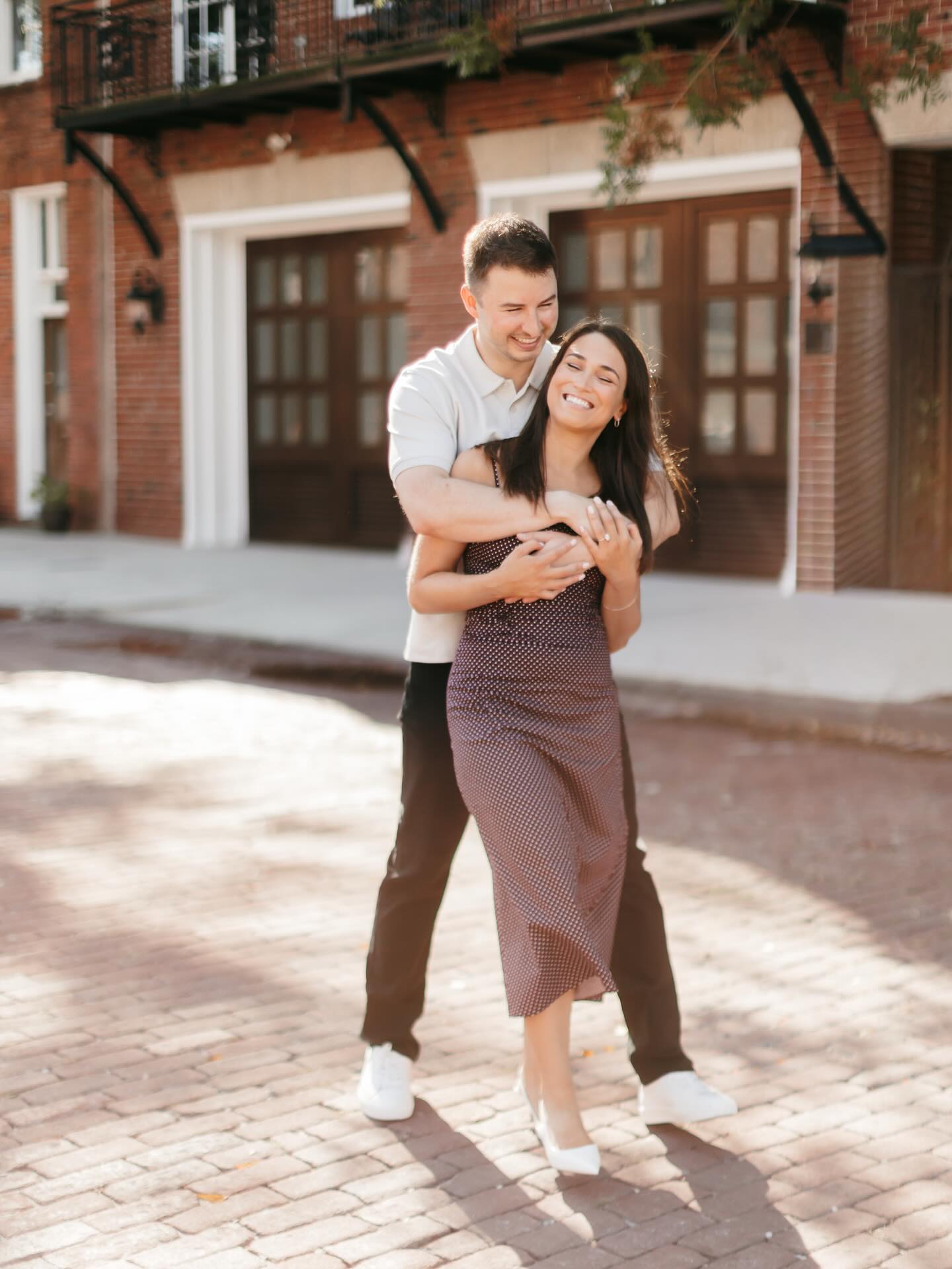 S h a n n o n + K e v i n
The morning, Wilmington sunshine kissed my lens as I got to know S+K bouncing around the pretty streets of downtown! It was a blast getting to snag a latte and even meet their fur baby (always welcome!!!). Having these two in front of the camera is getting me even more excited for March in Wilmington next year! Soon-to-be Mr. & Mrs. Murphy loading!! #ashlyncatheyphotography