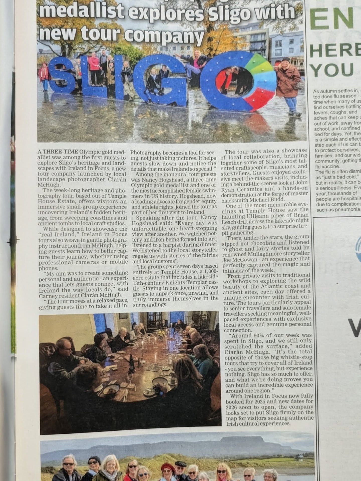 Lovely to see this great coverage of our recent Ireland In Focus tour in this week's @sligo.weekender ❤️
@travelpast50 @templehouse @nancyhogshead @johnryanceramics