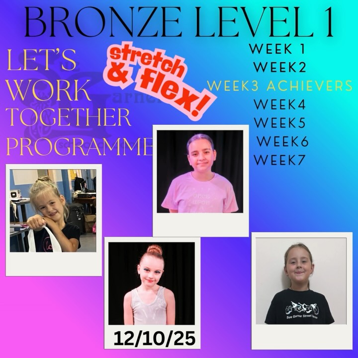 Triple celebration! Our last 2 weeks or hard workers on our Let’s work together programme & a congratulation to Sophia & Harmony for completing their Bronze level 2! Your Haribo will be with you ASAP! 👀 👏🏼