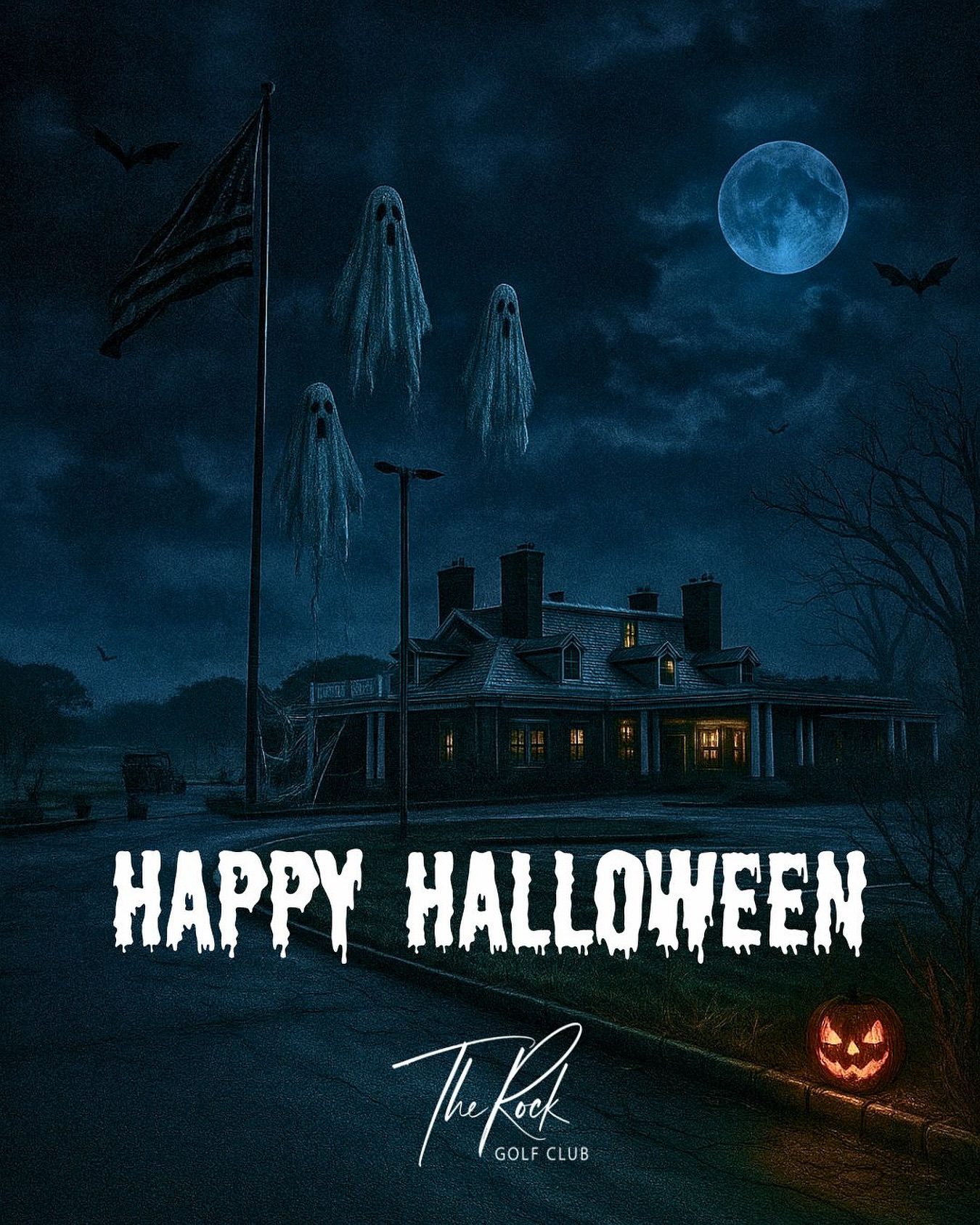 🎃👻 Happy Halloween from The Rock Golf Club! 👻🎃
Under the full moon and the watchful eyes of a few friendly ghosts, The Rock is looking extra spooktacular tonight.
Whether you’re chasing birdies or just haunting the greens, we hope your night is full of treats.
Stay safe, have fun, and may your swing be as sharp as a vampire’s bite! 🧛♂️
#HappyHalloween #TheRockGolfClub #HauntedGreens #SpookySeason #GolfLife #GhostOnTheGreen