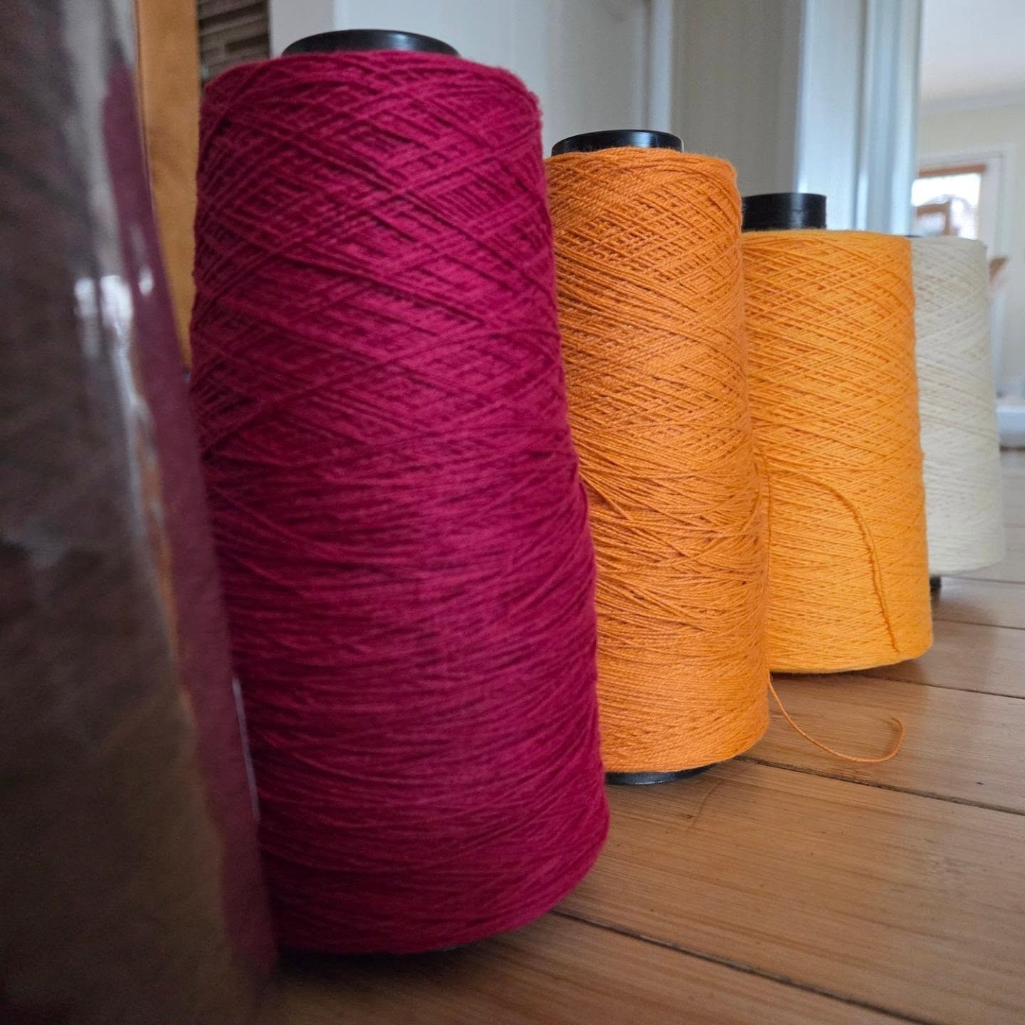 Next color combo......playing with layout today.
#sunriselodgefiberstudio #weaversofinstagram #weaving #handweaving #handmade #cotton #towels #threadtherapy #kitchendecor #inprogress