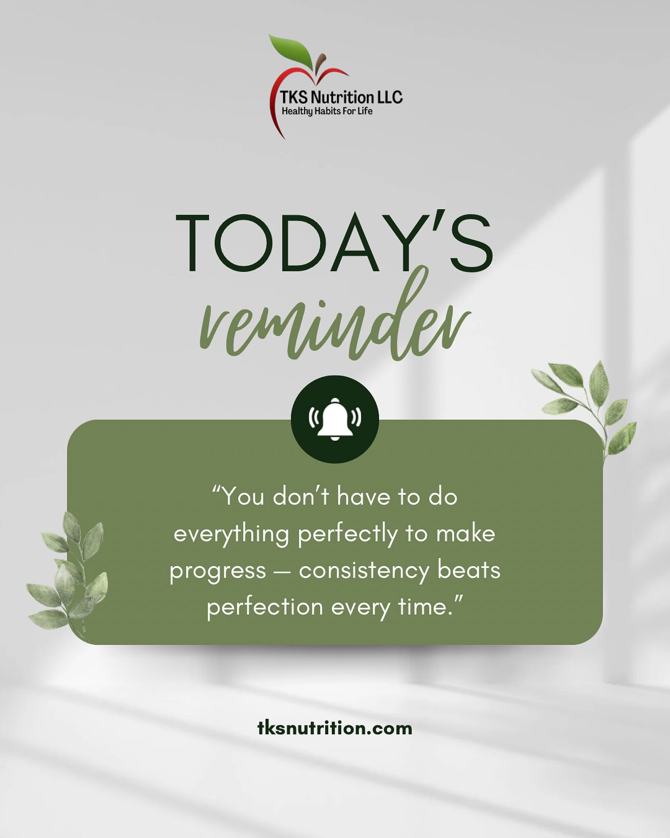 Friendly’s reminder that small steps still move you forward 🙌
Skip the all-or-nothing mindset — your body (and sanity) will thank you for it! 💚
What’s one small habit you can focus on this week to support your gut, hormones, or blood sugar?
Let’s start the week strong! 💪💚
#tksnutritionllc #healthyhabitsforlife #registereddietitian #funcationalnutrition #mindfulmonday #HealthyHabits #BalancedLiving #NutritionMatters #WellnessJourney #MindBodyConnection #FoodAsMedicine #ProgressOverPerfection #SustainableWellness #mindfuleating
