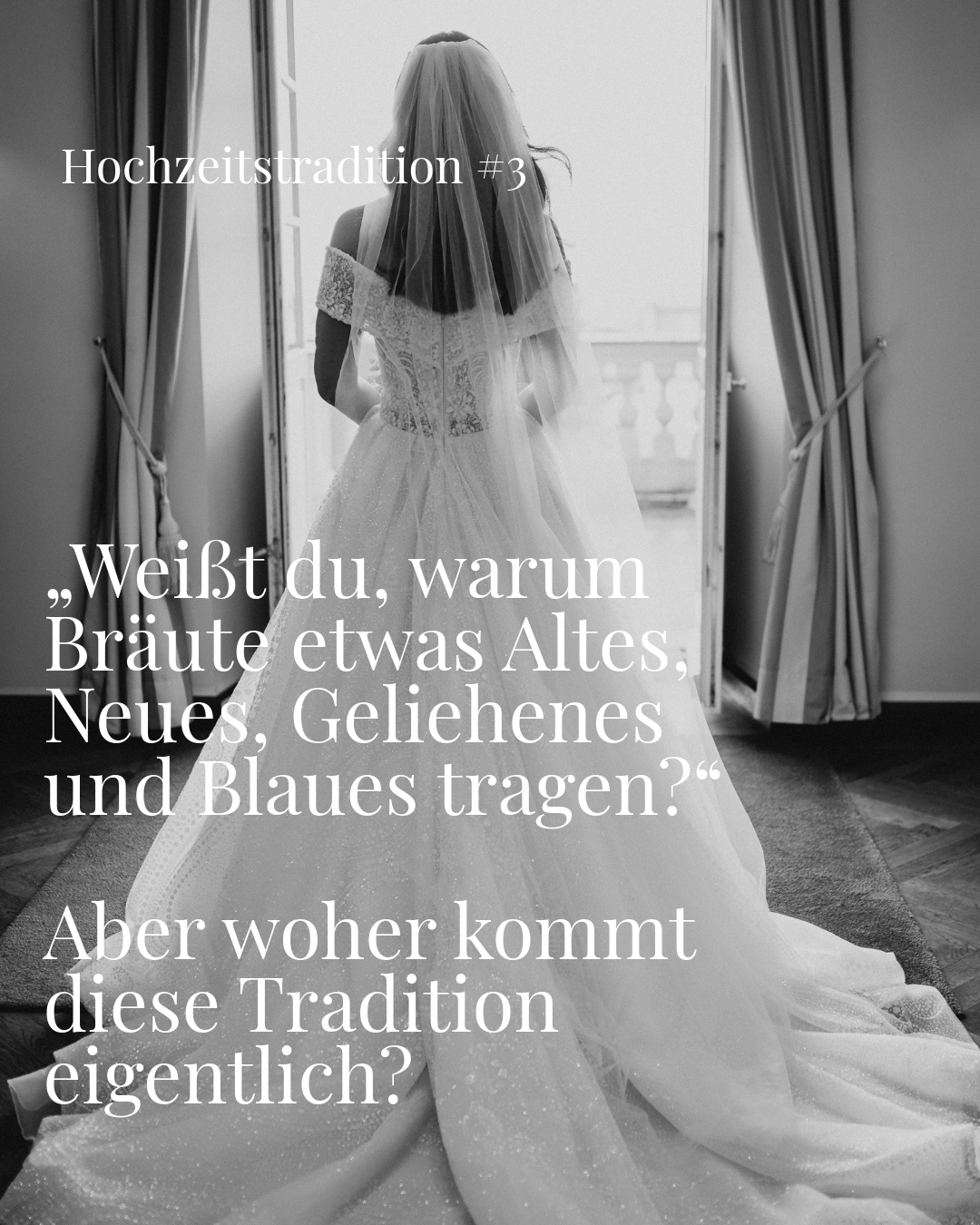 „Something old, something new,
something borrowed, something blue …“ 💙
Ein Reim, der seit über 140 Jahren Glück bringen soll.
Entstanden im viktorianischen England –
wo Bräute an kleine Zeichen der Liebe und Hoffnung glaubten.
💍 Etwas Altes – die Erinnerung an Herkunft & Familie
🌿 Etwas Neues – der Beginn eines neuen Kapitels
🤍 Etwas Geliehenes – Glück, das geteilt wird
💙 Etwas Blaues – Treue & Liebe, die bleiben
Kleine Details. Große Bedeutung.
Ein Brauch, der verbindet – über Generationen hinweg. ✨
#hochzeitsfotograf #weddingdetails #bridetradition #etwasblaues #weddinginspiration #somethingoldsomethingnew