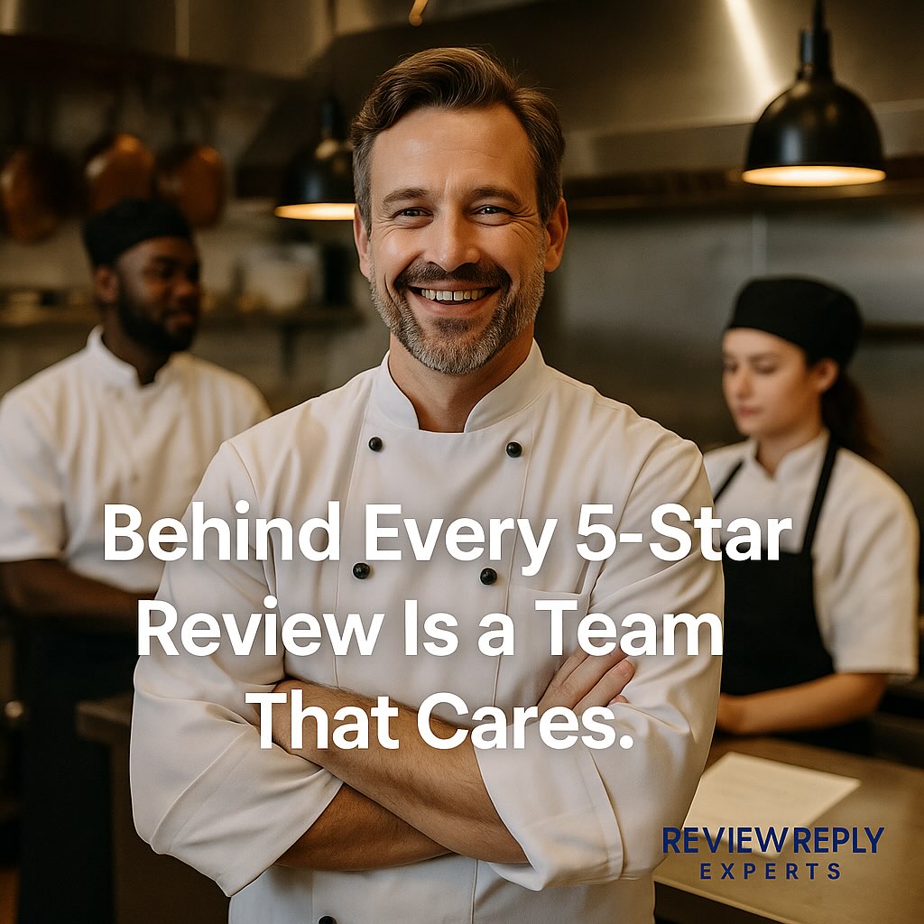 “Behind Every 5-Star Review Is a Team That Cares.”
Good reviews don’t just happen, they’re earned.
At Review Reply Experts, we help restaurants turn every guest experience into a lasting 5-star impression.
Let us manage the reviews so your team can focus on the food.
#ReviewReplyExperts #OnlineReputation #RestaurantMarketing #HospitalityGrowth #FiveStarService
