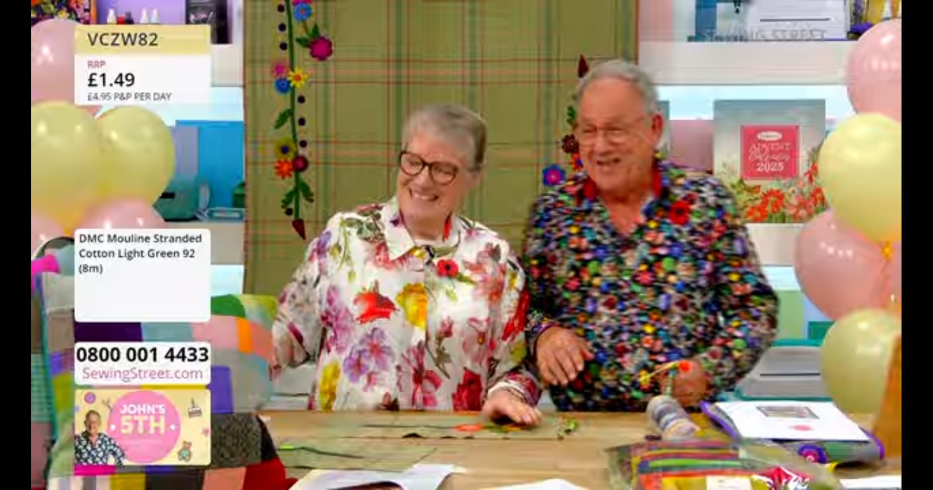 Itâs been a few years but over the weekend @lee_margaretlee was back on TV with her favourite host @jonnojonjon!! @sewingstreet were celebrating 5 years of John hosting with them so had invited Mum as their âguestâ appearance. Like all shows in this manner, you just never know how itâs going to go. However, after only 14 minutes on air Mum had completely sold out of absolutely everything. Meaning basically they both had the best of time âchattingâ and had the craic.
Although this had nothing to do with Shirt Tales NI, as a very proud daughter, I thought it was good to share where the passion for all things quilting, fabrics, design, storytelling comes from.
You can jump onto Sewing street and see the video from Sunday morning session⌠put the kettle on to watch as theyâre a laugh a minute!
#celebritymum #tvshows #prouddaughter #funny #goodtimes #sewingstreet #johnscott #shirttalesni