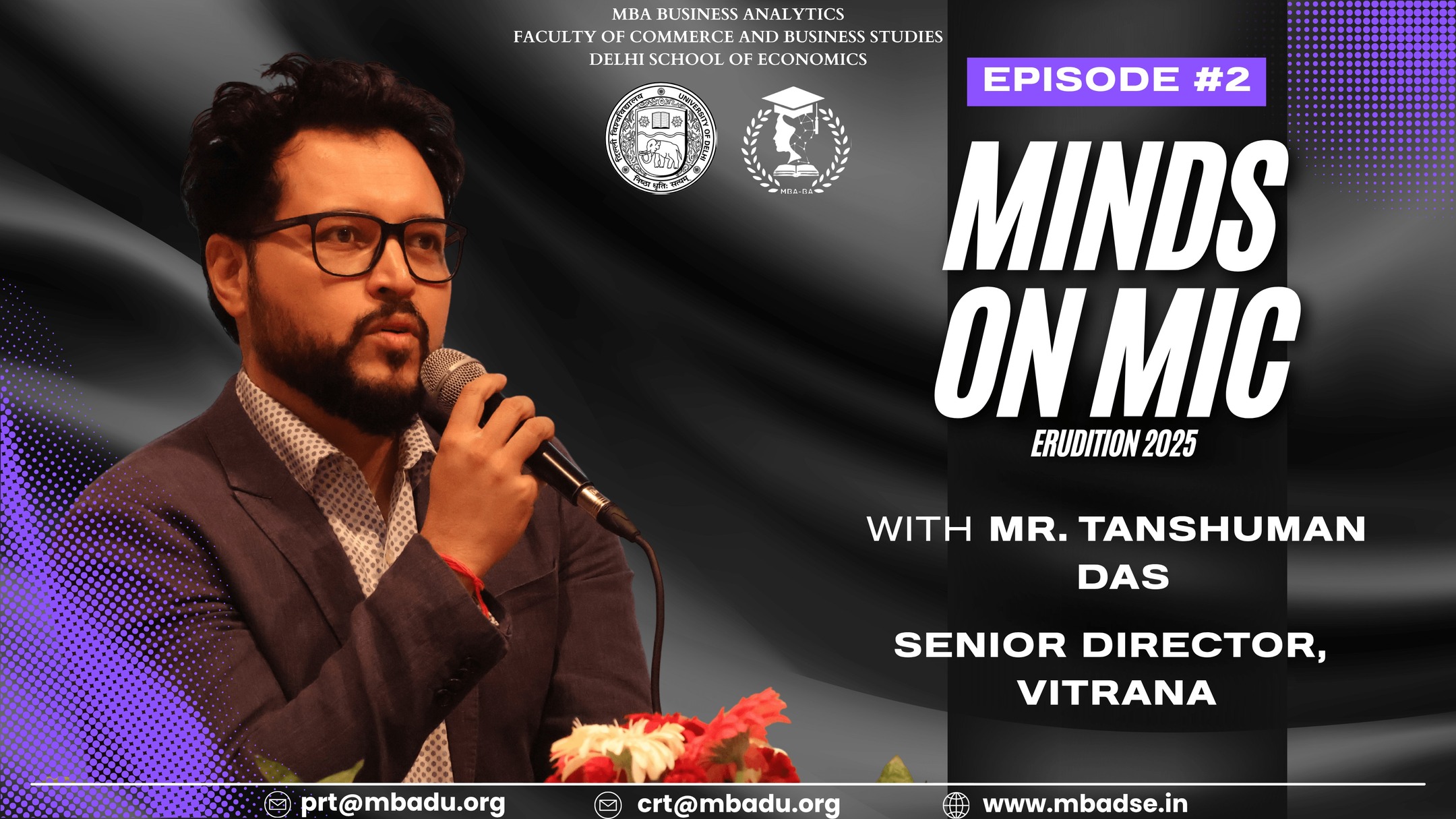 Insights from the Catalyst | Mr. Tanshuman Das, Senior Director - Presales & Business Development, Vitrana
In our conversation, he expressed his ideas and shed light on the essence of purpose-driven leadership.
He emphasized that it’s not about what you build, but what you become. In a world shaped by AI and uncertainty, he urged young professionals to focus on self-improvement and clarity of purpose, as evolving internally allows opportunities to naturally align
Mr. Das highlighted that purpose serves as an inner compass — an operating system that guides us through the uncertainty of a rapidly changing world. In an era shaped by AI and constant transformation, he inspired young professionals to stop chasing external outcomes and instead focus on evolving from within, for when purpose and growth align, success follows naturally
Watch the full video on Youtube.
https://youtu.be/4V1HDG60LPA
#erudition #dse #businessanalytics #delhiuniversity #industryinsights #businessleaders