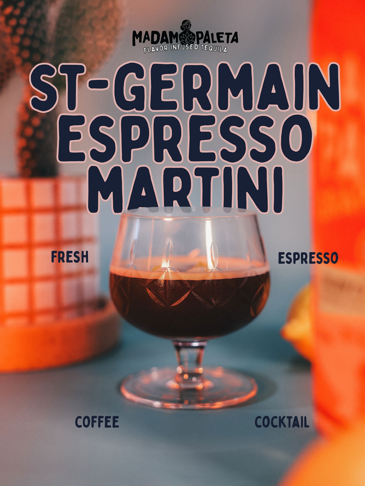 The smoothest espresso martini that you’ll ever try! The smooth fruity and floral flavors pair perfectly with the coffee. Here’s the recipe for the St-Germain Espresso Martini. Recipe serves one! 21+ to enjoy.
•Ingredients•
1oz Madam Paleta Grapefruit Tequila
.5oz St-Germain Liqueur
.5oz Coffee Liqueur
1oz Fresh Espresso
•Method•
Combine the ingredients and dry shake with a lemon twist. Then, add ice and shake again for at least 20 seconds. Double strain and enjoy responsibly!
#cocktailrecipe #tequila #tequilacocktails #coffee #espressomartini