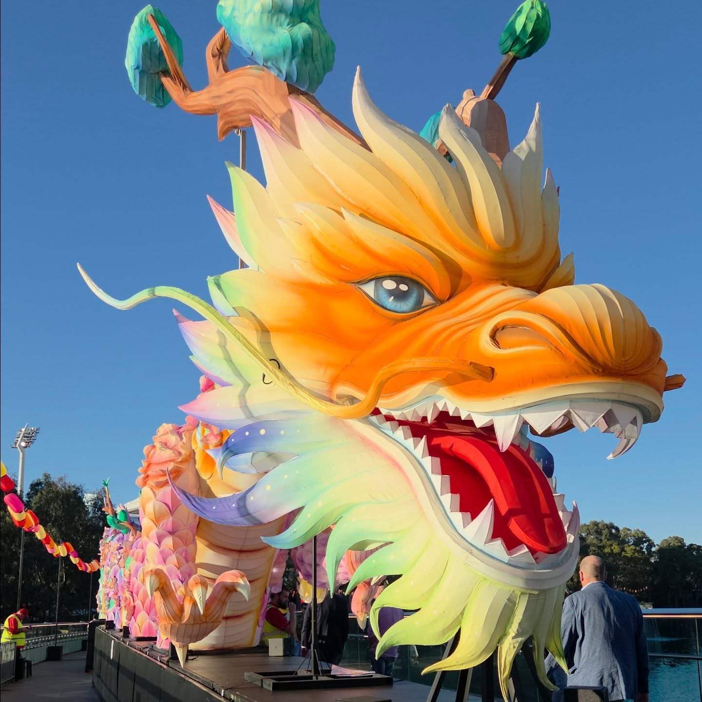 OzAsia festival is on this weekend in Adelaide. The lantern trail is so beautiful and the variety of food and entertainment at the lucky dumpling markwt is amazing.