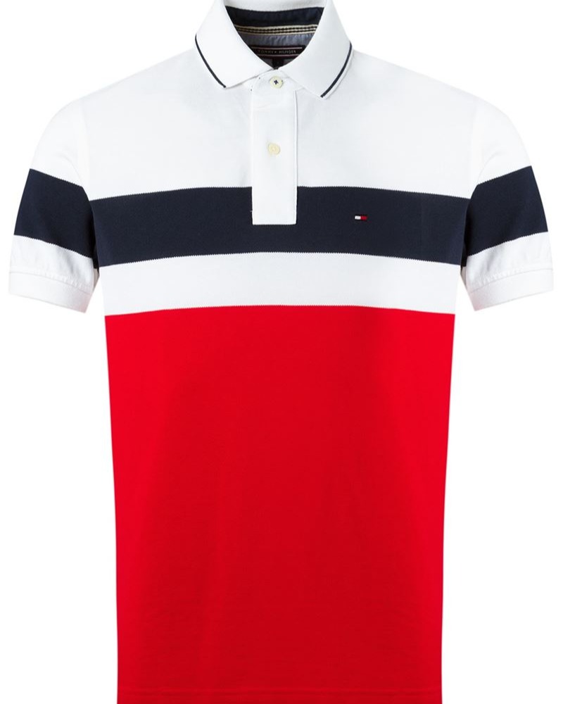 camisa polo em malha Piquet, sublimada. R$70,00.